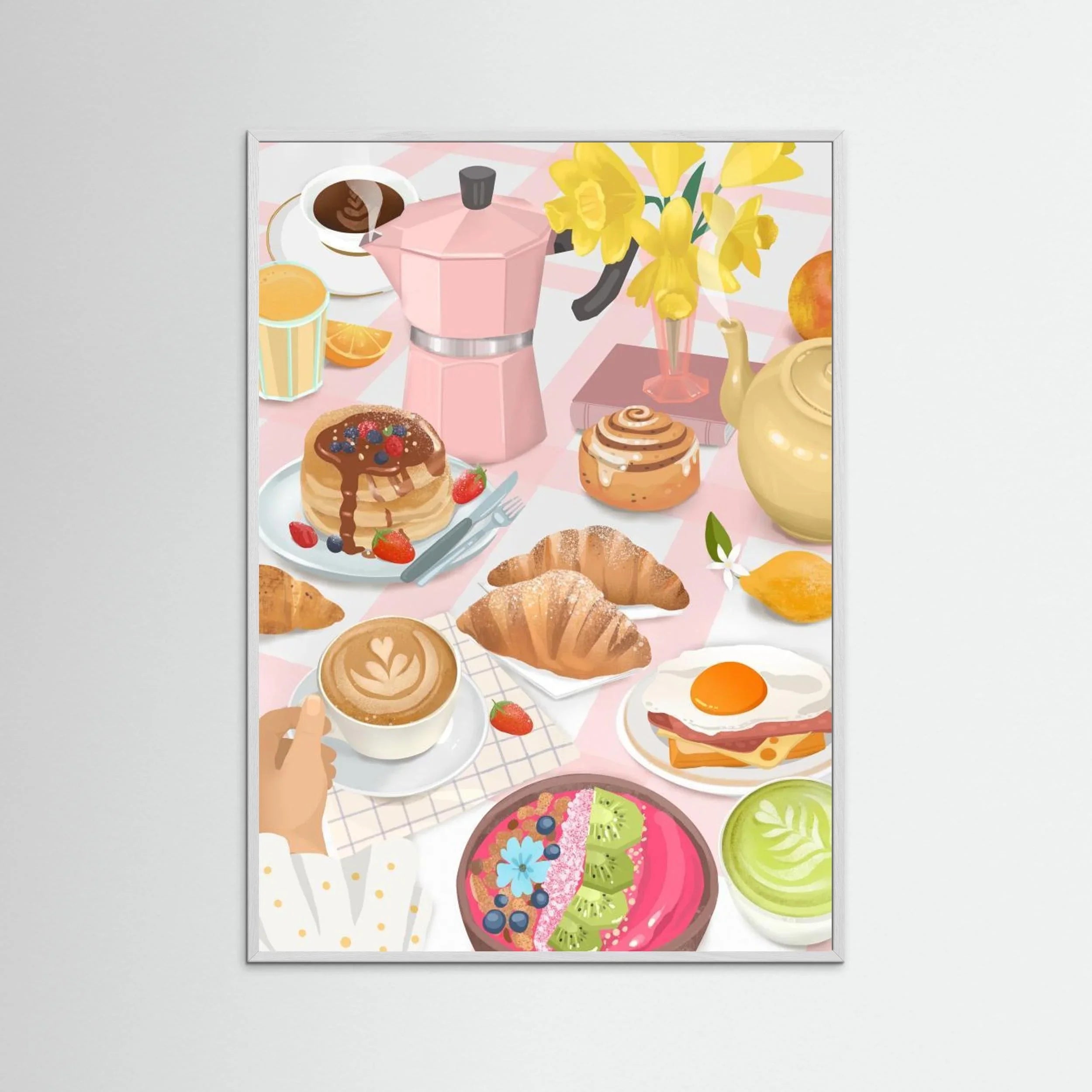 Breakfast &amp; Brunch by Petra Lizde - Fine Art Paper Print - dreamtprint.art - 14 x 21 cm / 5 x 8″ (A5)