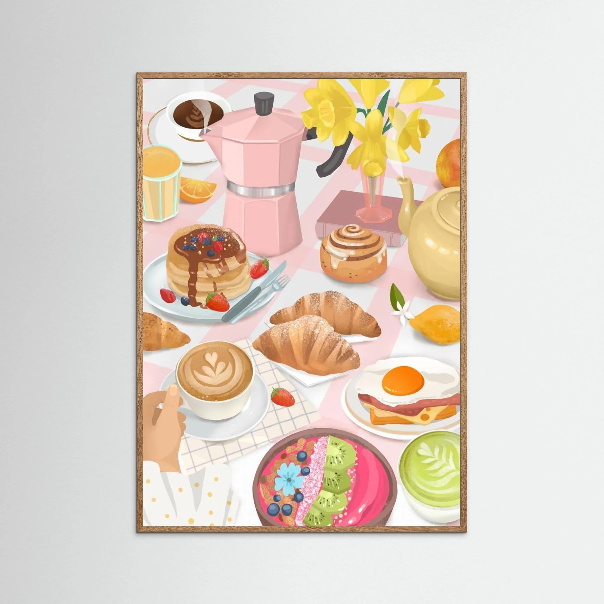 Breakfast &amp; Brunch by Petra Lizde - Fine Art Paper Print - dreamtprint.art - 14 x 21 cm / 5 x 8″ (A5)