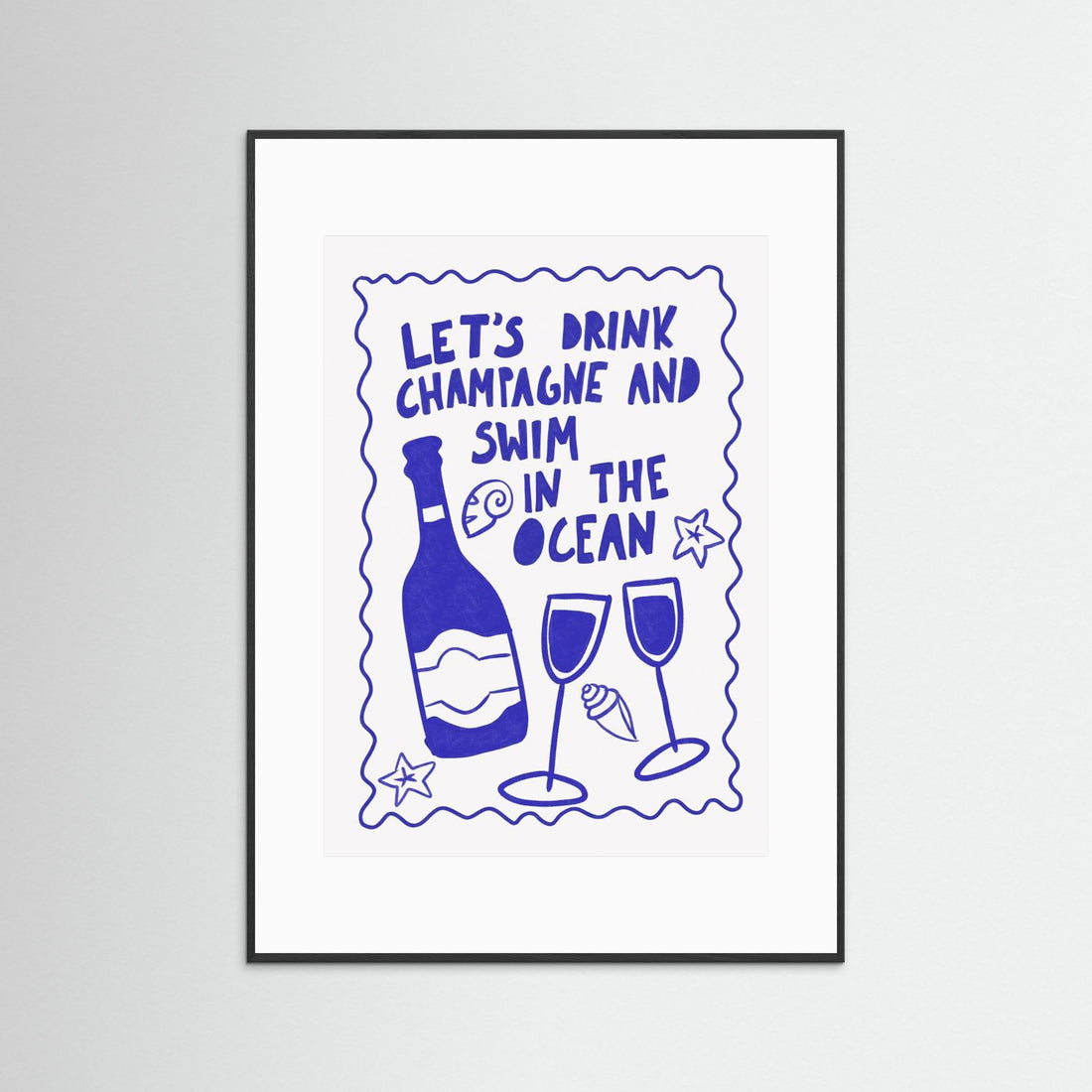 Champagne by the ocean by Athene Fritsch