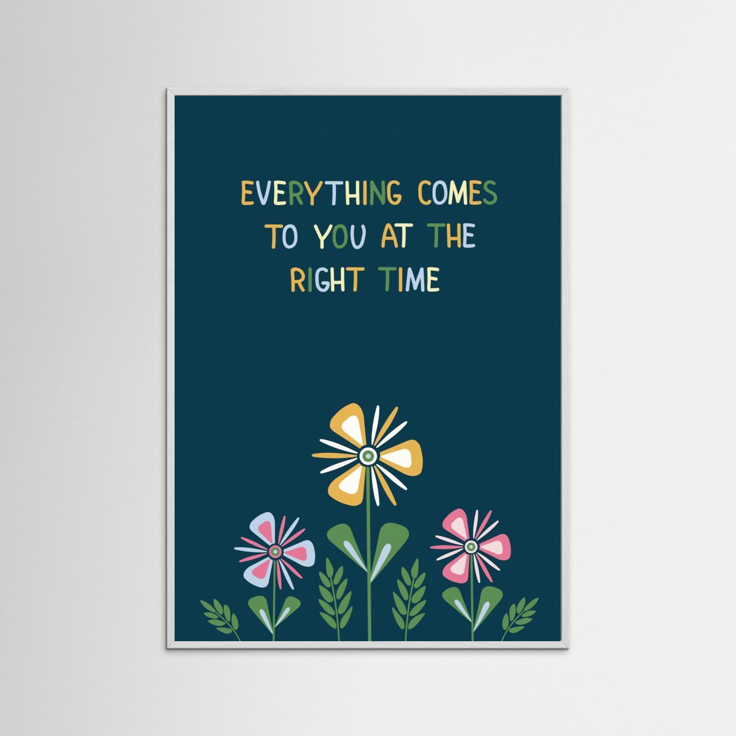 What a Wonderful World - Affirmation Poster 08 by Olena Kovalova