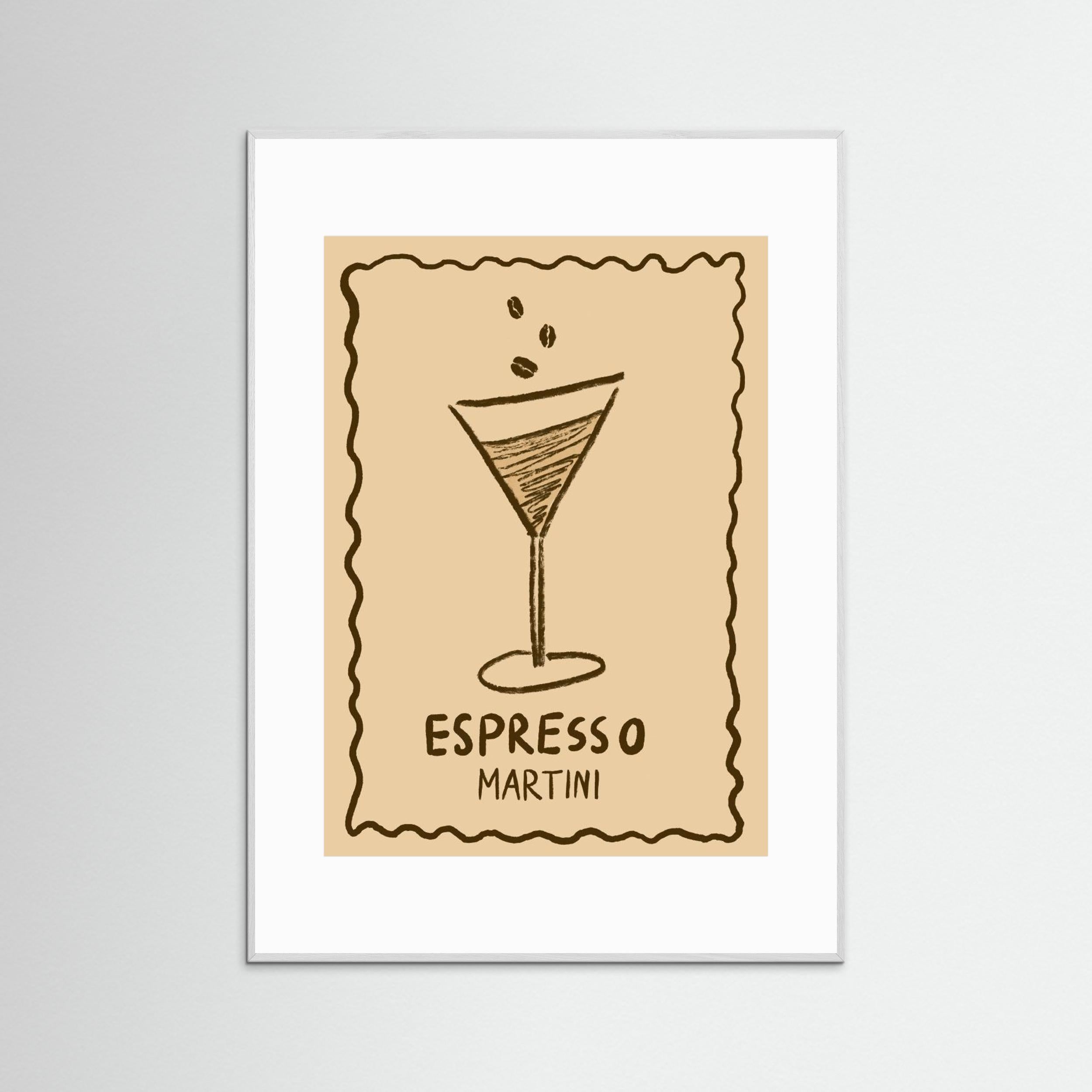 Poster Espresso Martini Up by Studio Dolci