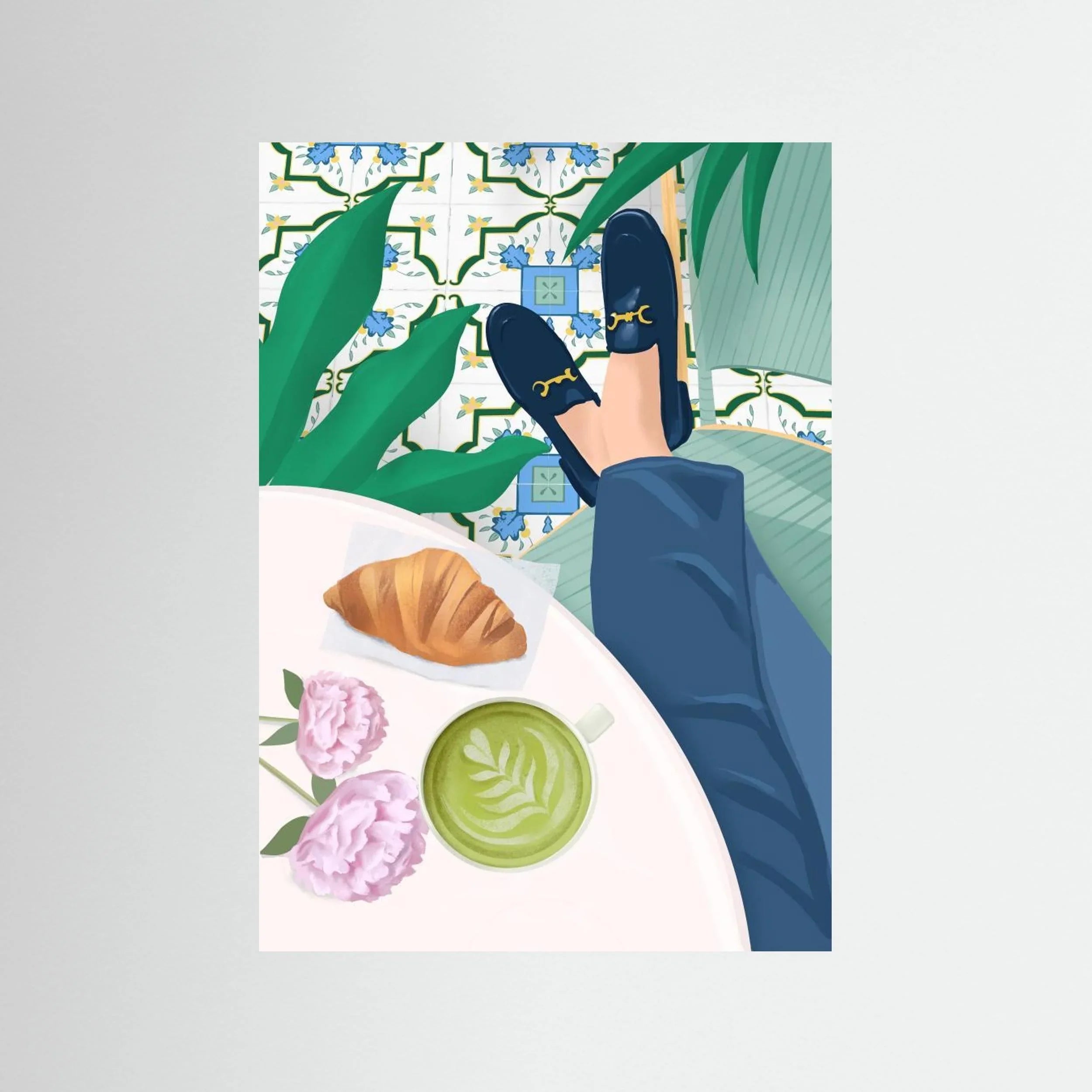 Cafe by Petra Lizde - Fine Art Paper Print - dreamtprint.art - 14 x 21 cm / 5 x 8″ (A5)