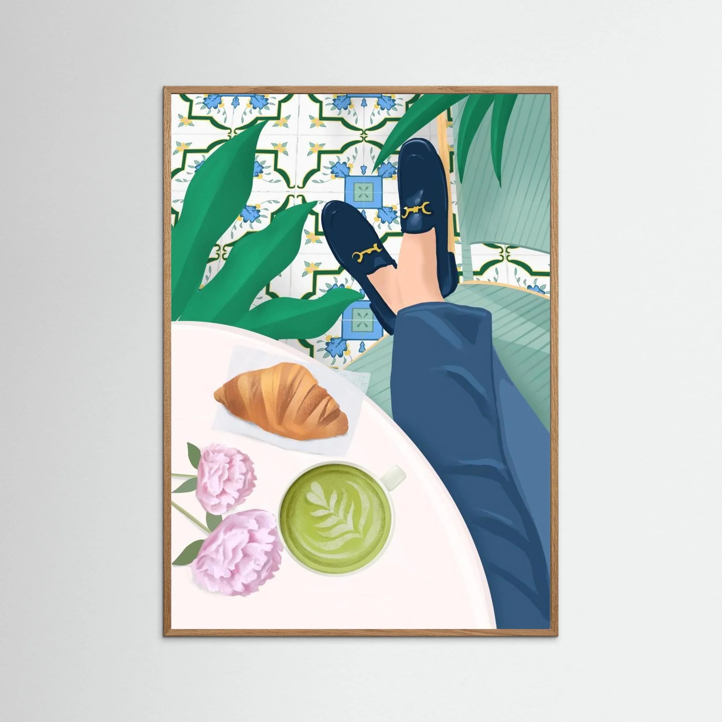 Cafe by Petra Lizde - Fine Art Paper Print - dreamtprint.art - 14 x 21 cm / 5 x 8″ (A5)