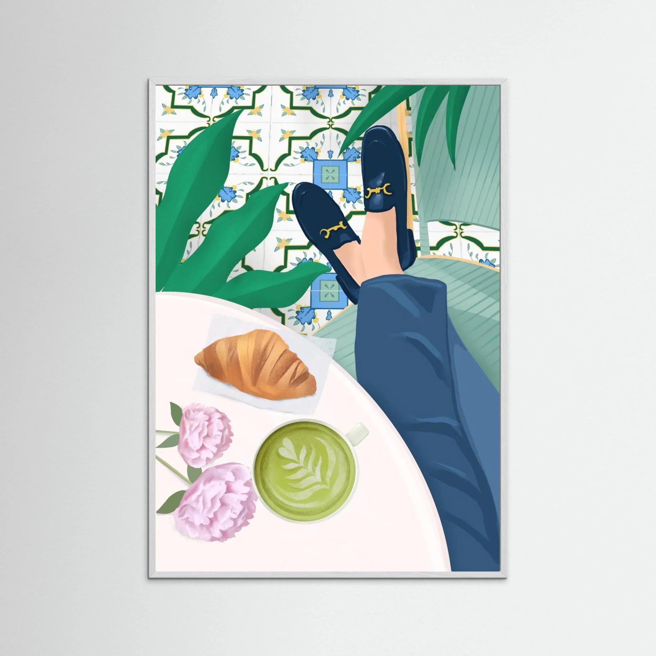 Cafe by Petra Lizde - Fine Art Paper Print - dreamtprint.art - 14 x 21 cm / 5 x 8″ (A5)