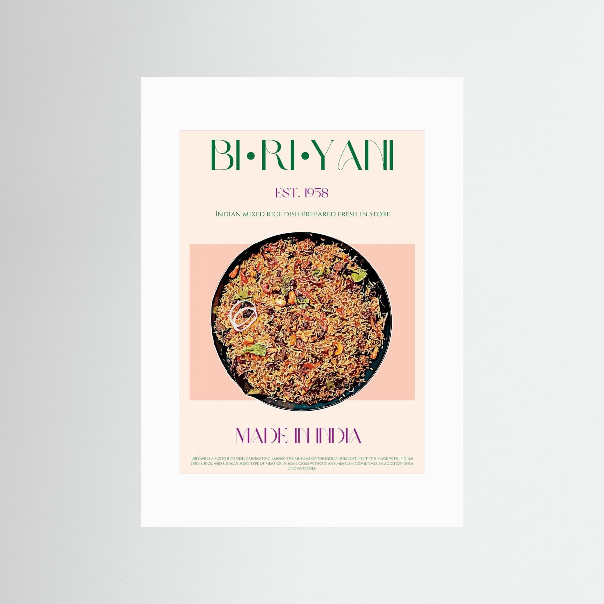 23ratiobiriyaniprint by Nazma Khokhar