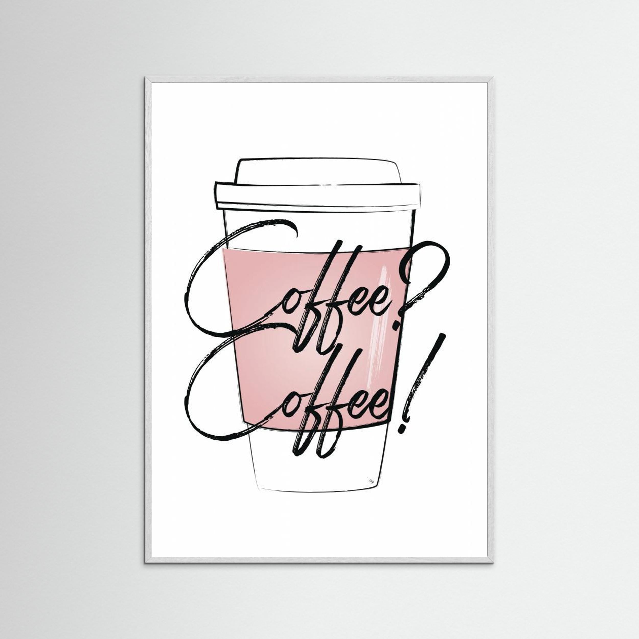 Coffee? Coffee! by Martina - Fine Art Paper Print - dreamtprint.art - 14 x 21 cm / 5 x 8″ (A5)