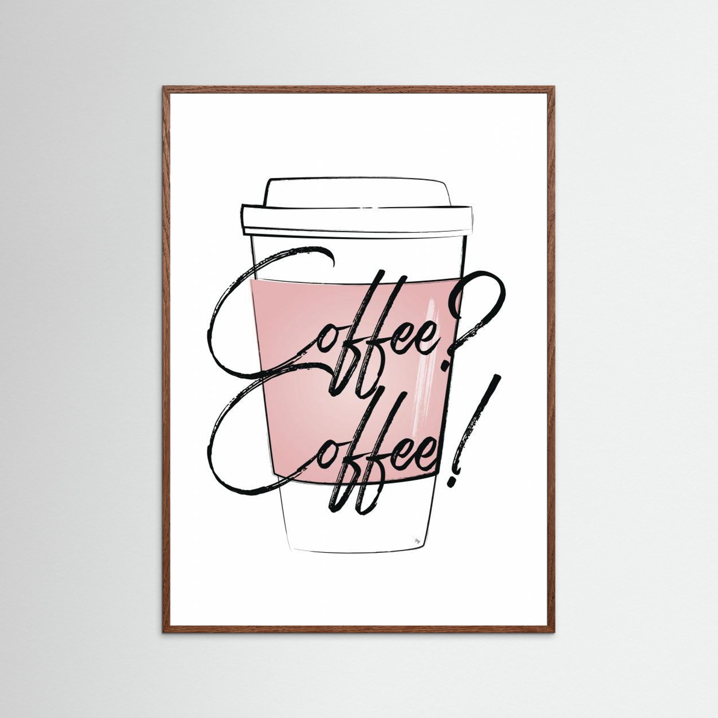 Coffee? Coffee! by Martina - Fine Art Paper Print - dreamtprint.art - 14 x 21 cm / 5 x 8″ (A5)