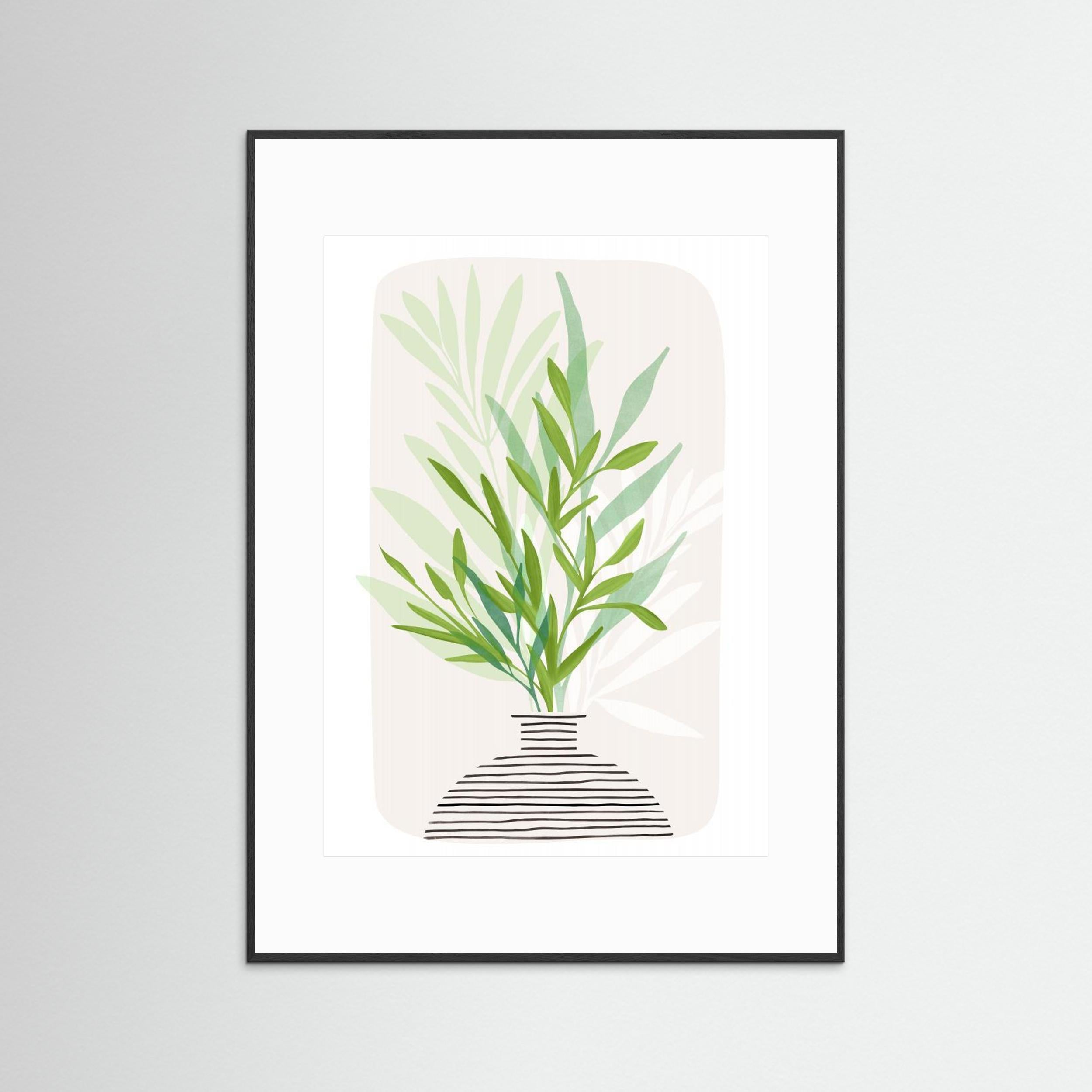 Painted Olive Branch Still Life by Kristian Gallagher