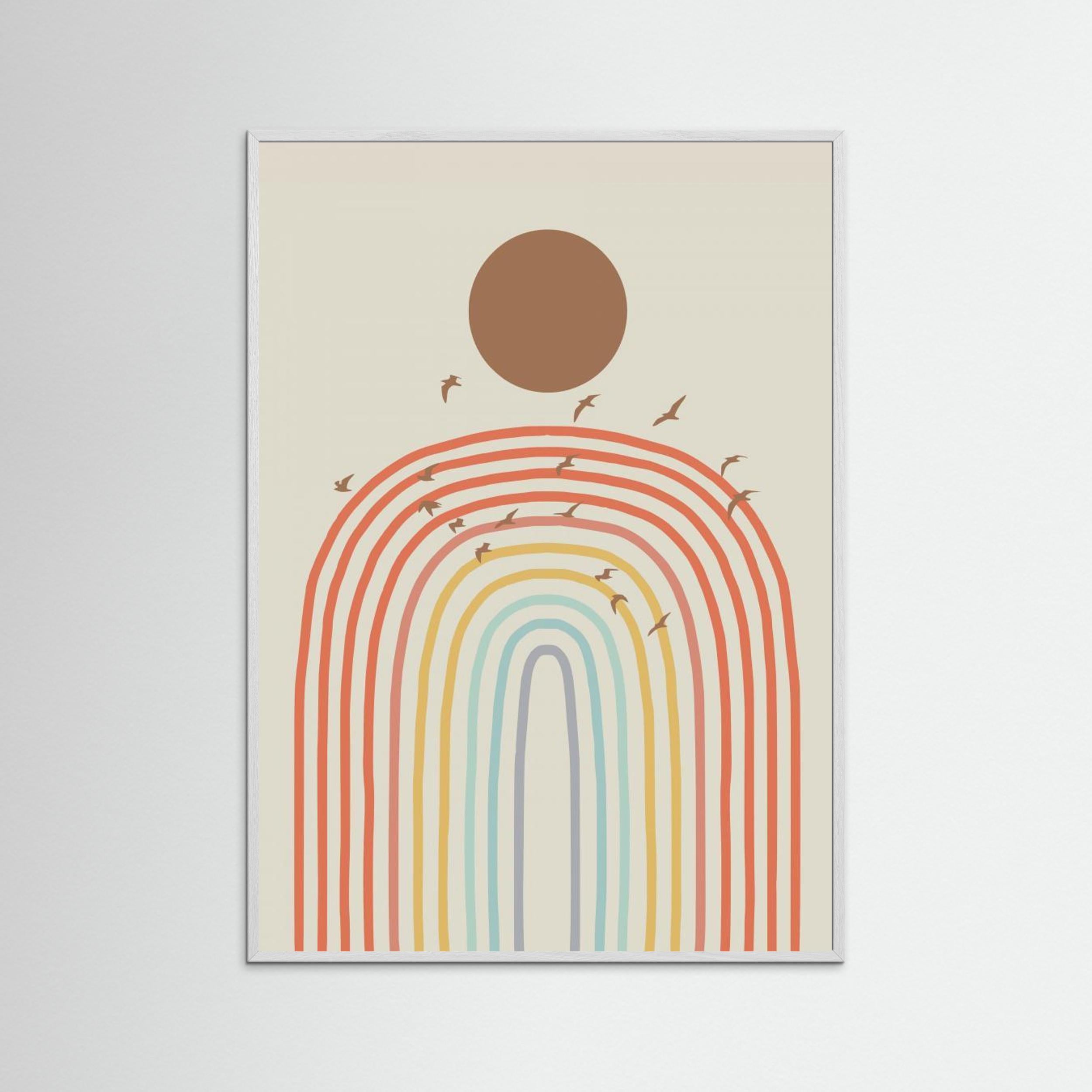 Rainbow Arch and Birds by Little Dean