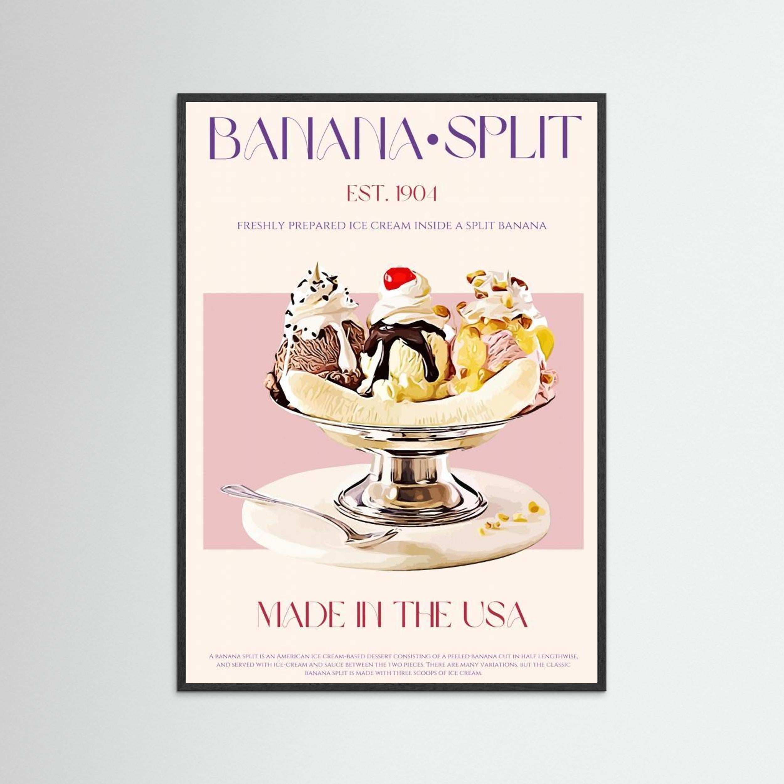 23ratiobananasplitprint by Nazma Khokhar