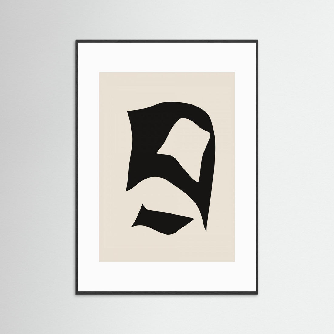Distorted Black Cut Out by Little Dean