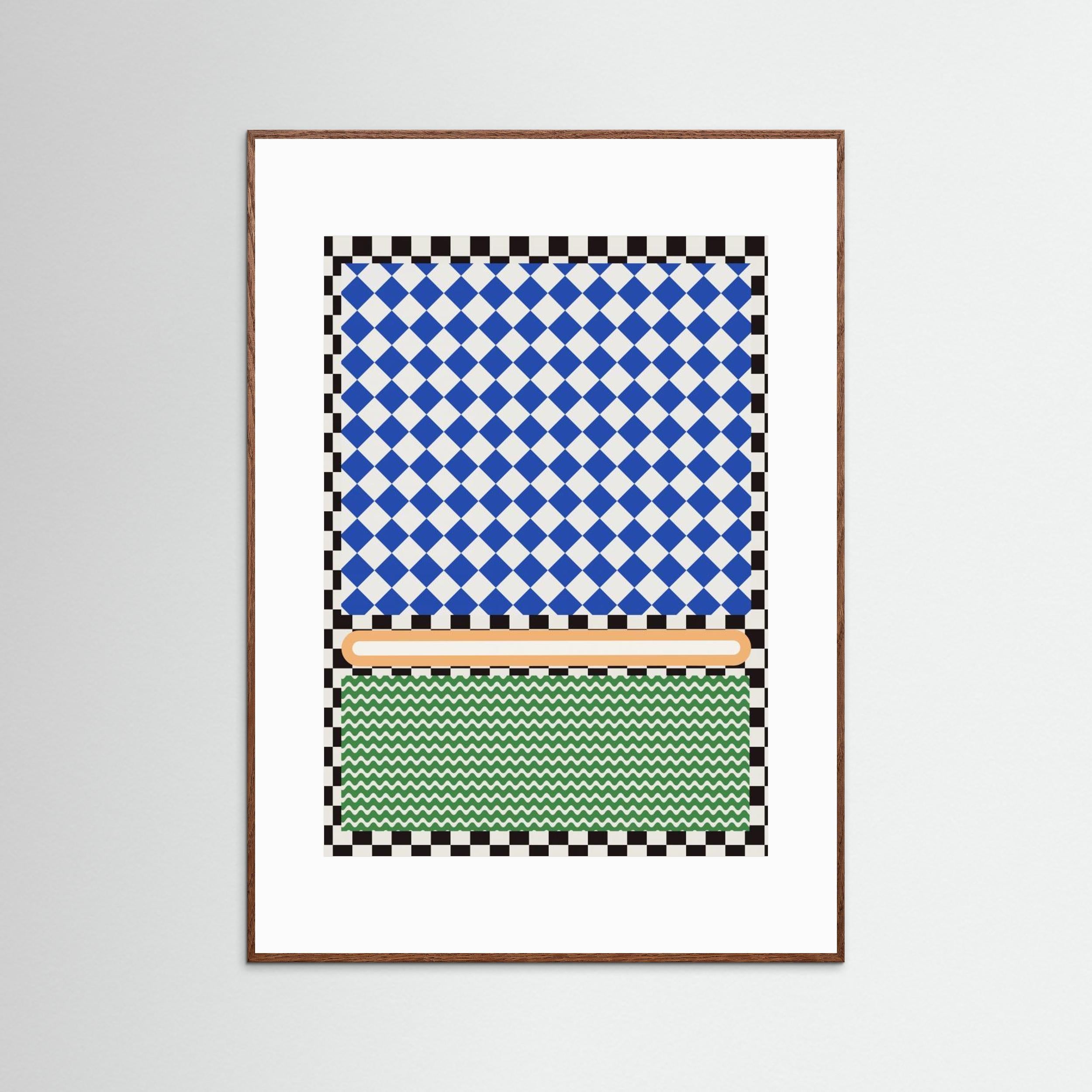 Checkered rothko inspirration by Little Dean