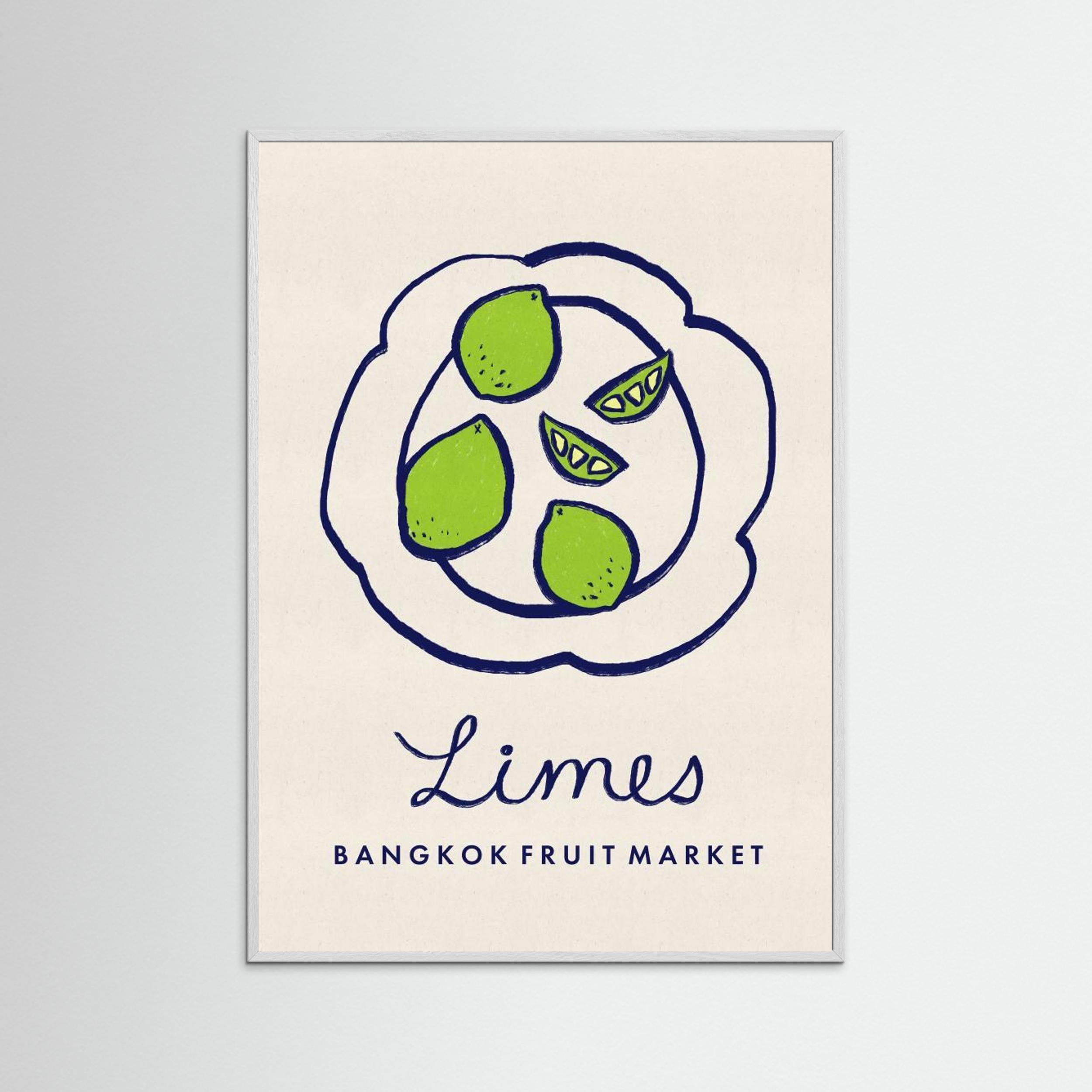 Limes Bangkok Food Market Thailand by Dirkie Nell