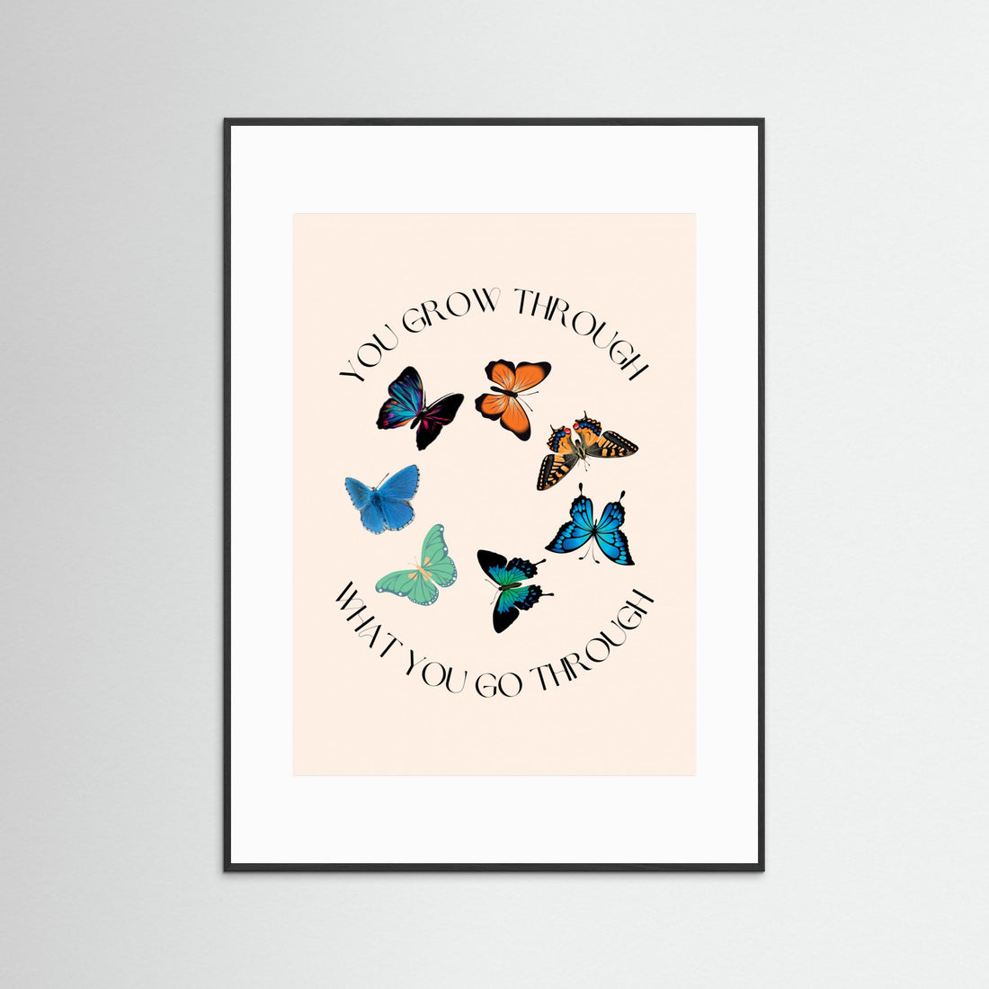 Butterfly Print by Nazma Khokhar