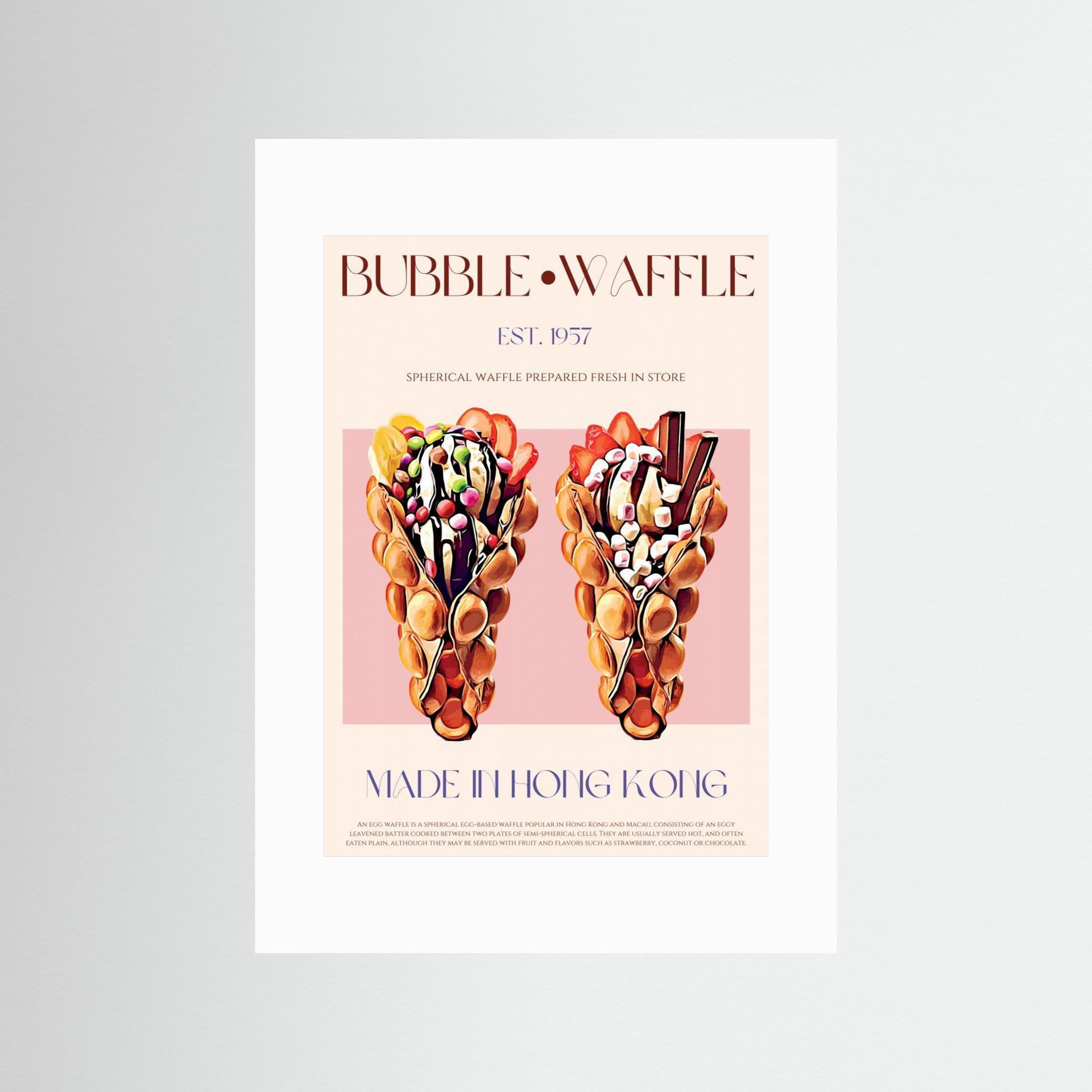 23ratiobubblewaffleprint by Nazma Khokhar