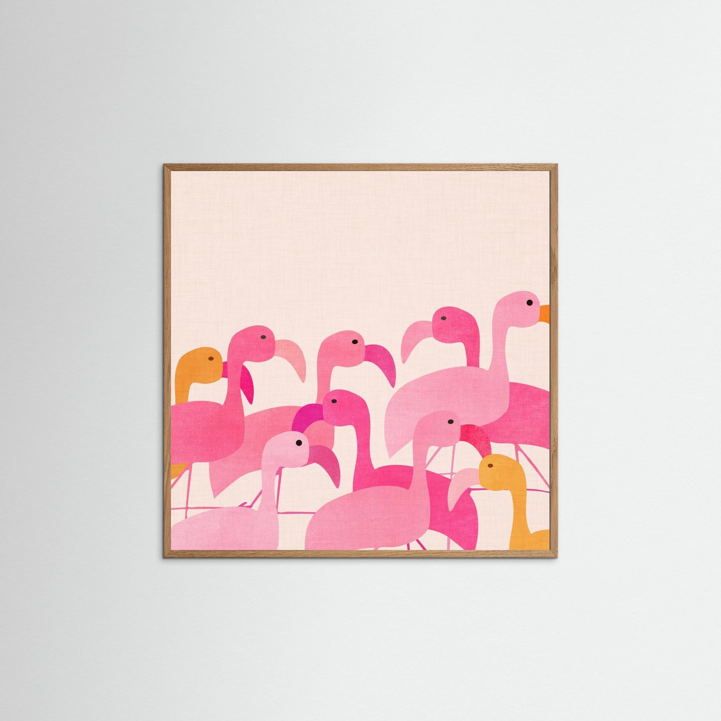 Flamingos by Kristian Gallagher