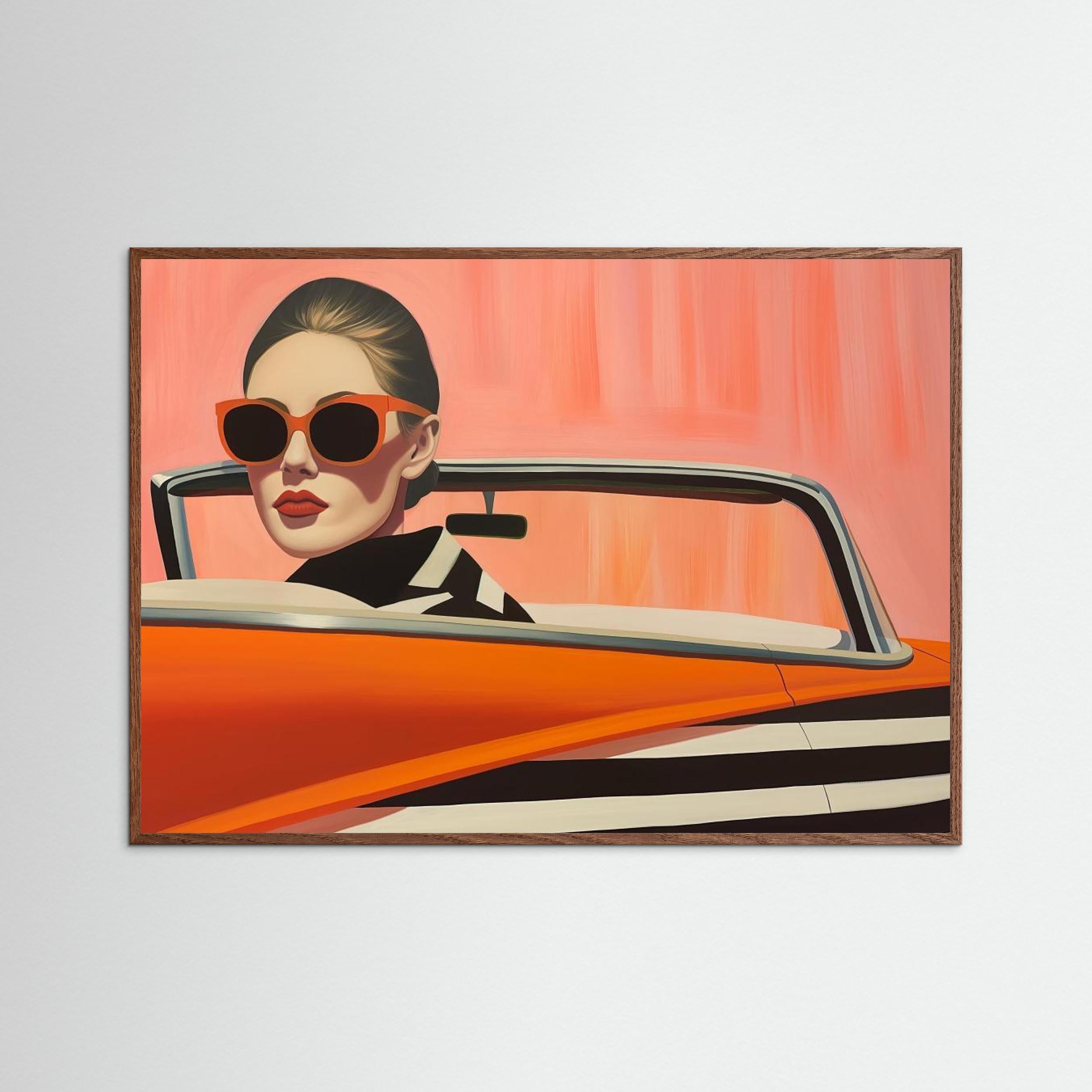 Woman In a Cadilac by Shandu