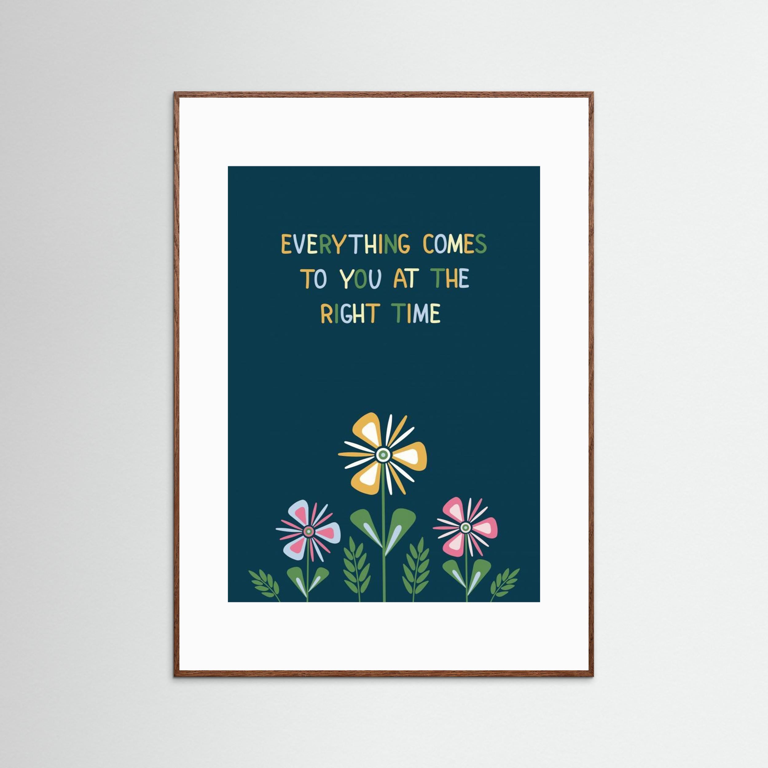 What a Wonderful World - Affirmation Poster 08 by Olena Kovalova