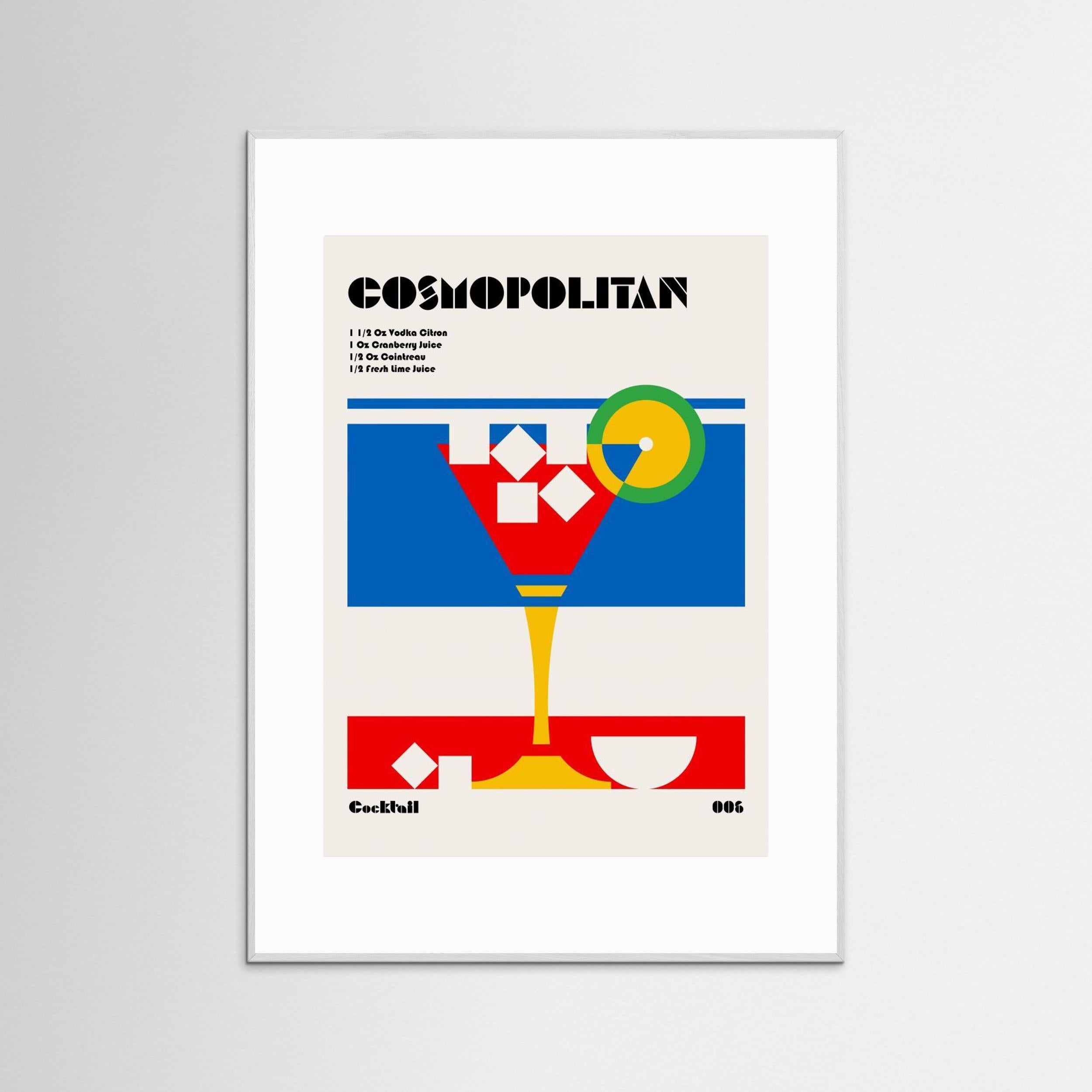 Cosmopolitan Bauhaus Cocktail by Retrodrome