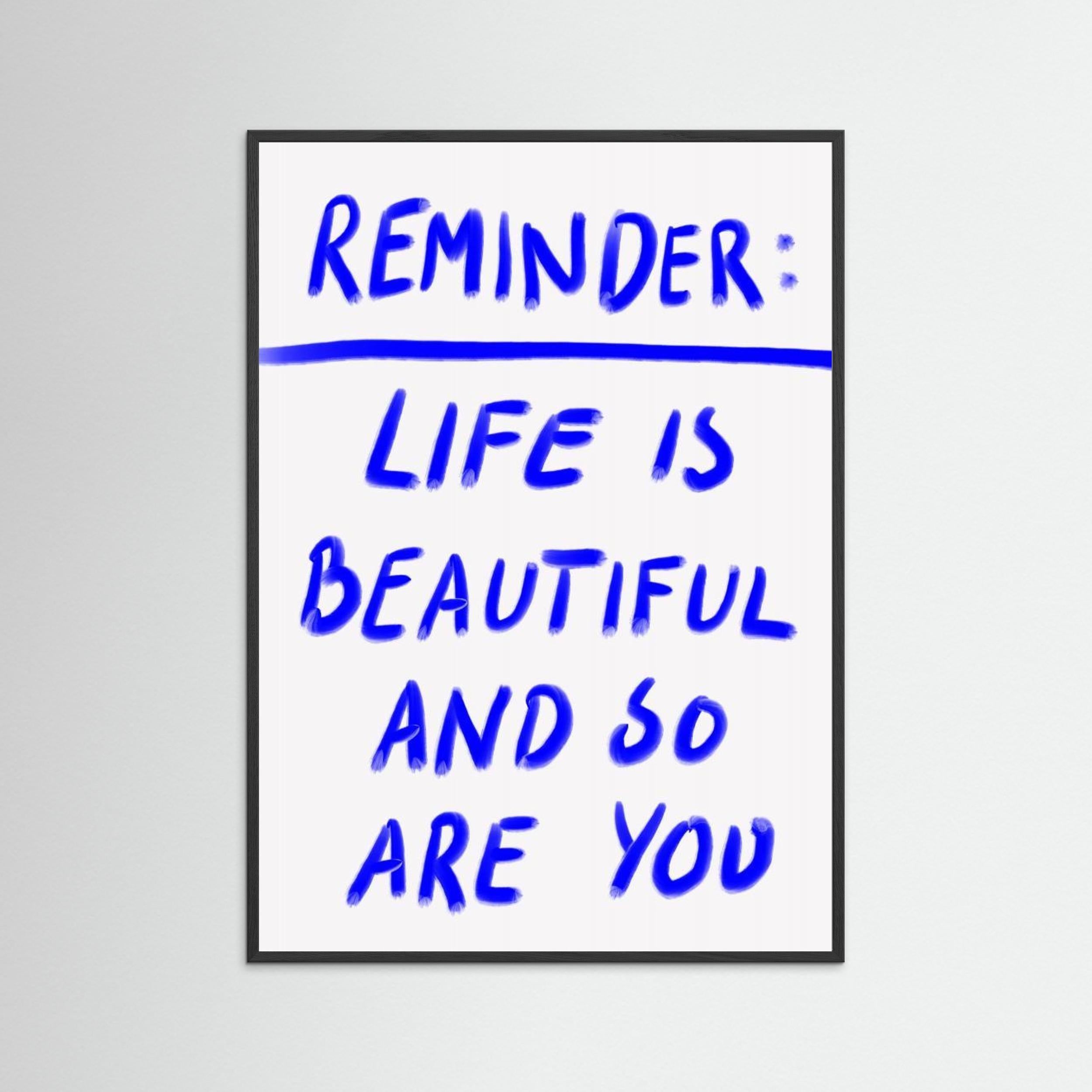 Reminder by Athene Fritsch