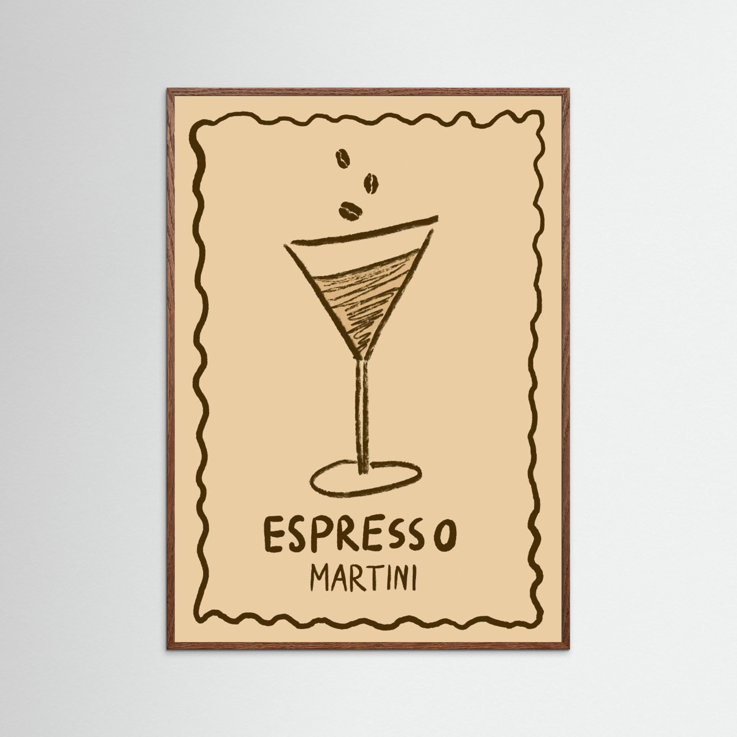 Poster Espresso Martini Up by Studio Dolci