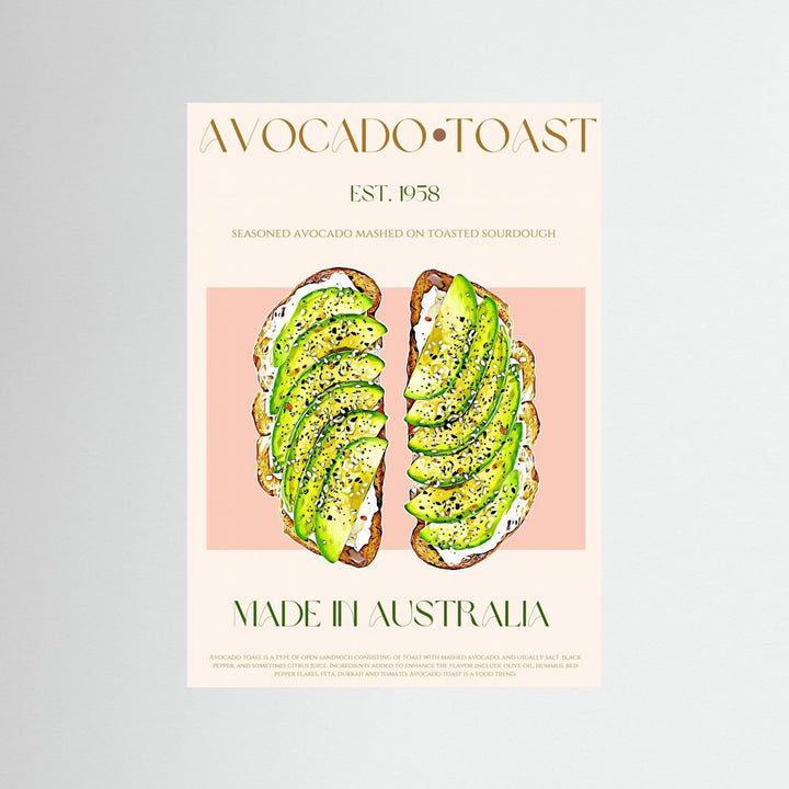 23ratioavocadotoastprint by Nazma Khokhar