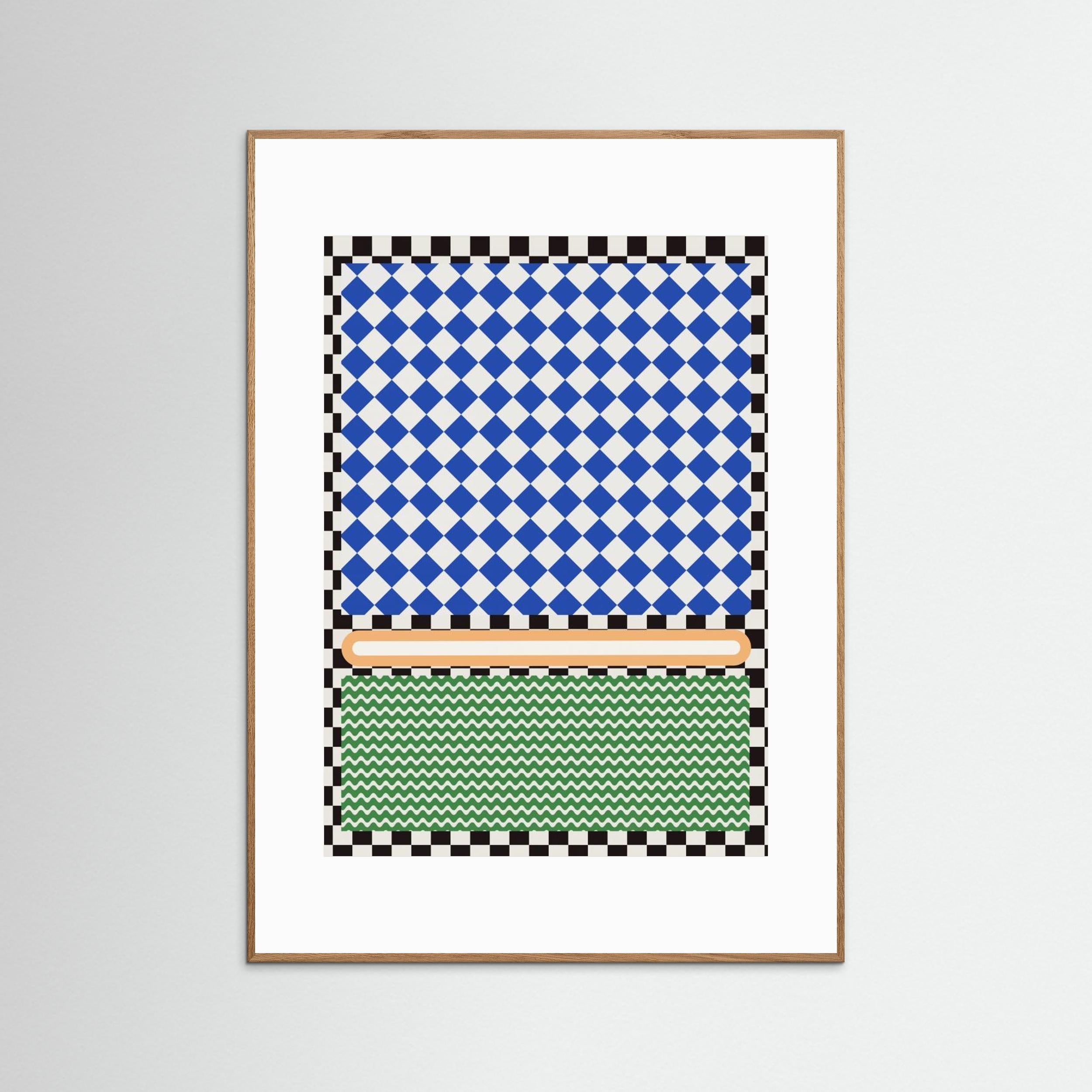 Checkered rothko inspirration by Little Dean