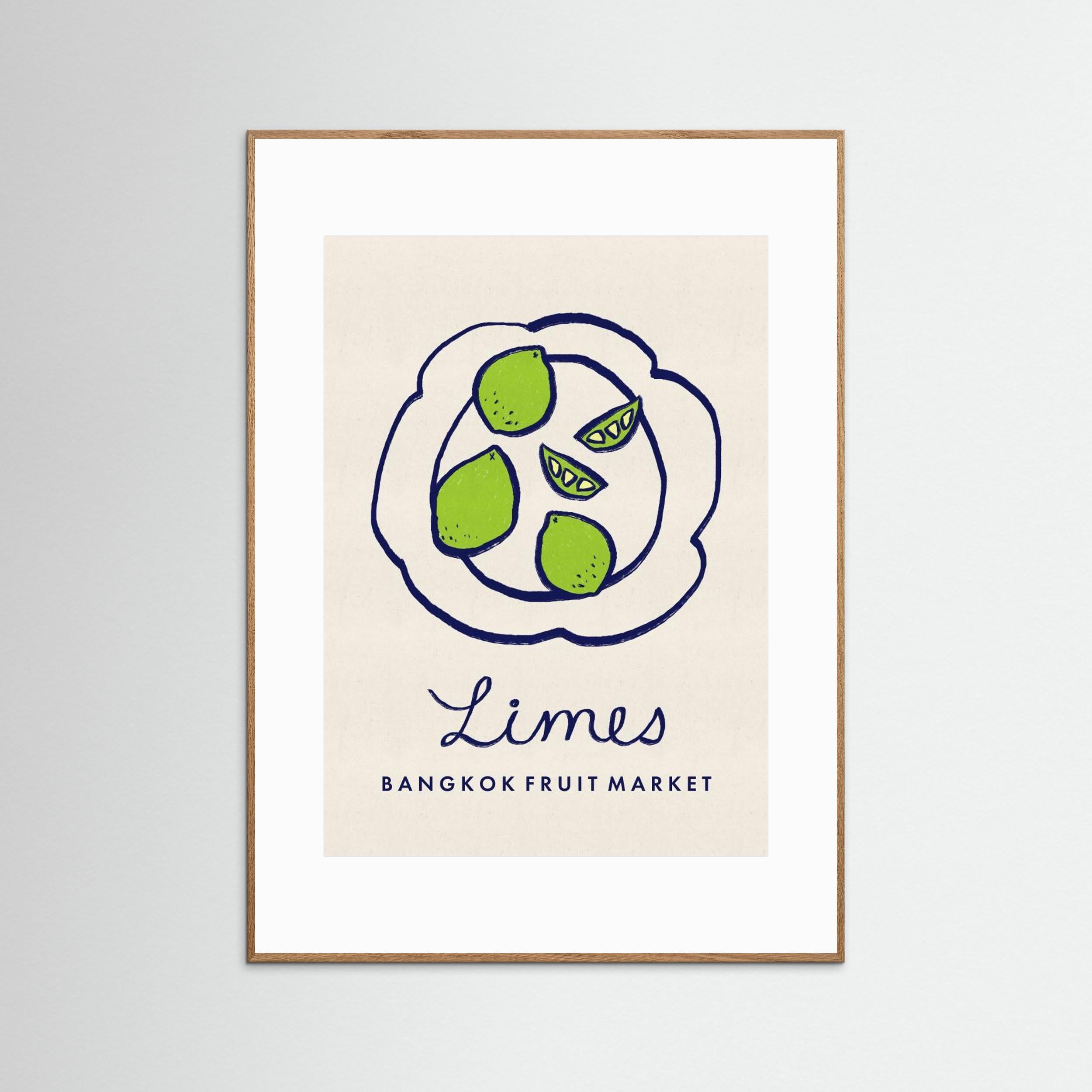 Limes Bangkok Food Market Thailand by Dirkie Nell