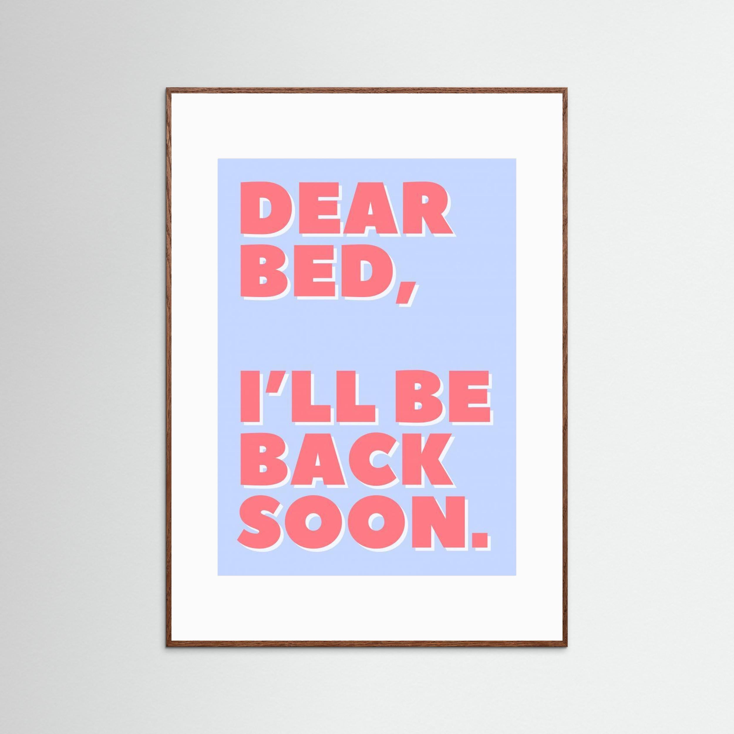 Dear Bed by Athene Fritsch