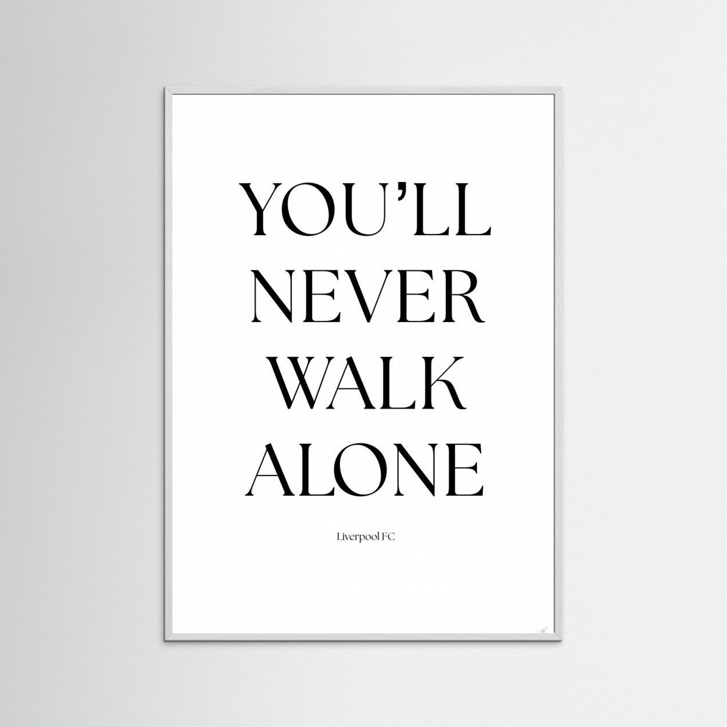 You will never walk alone by Anne Marie Volfova