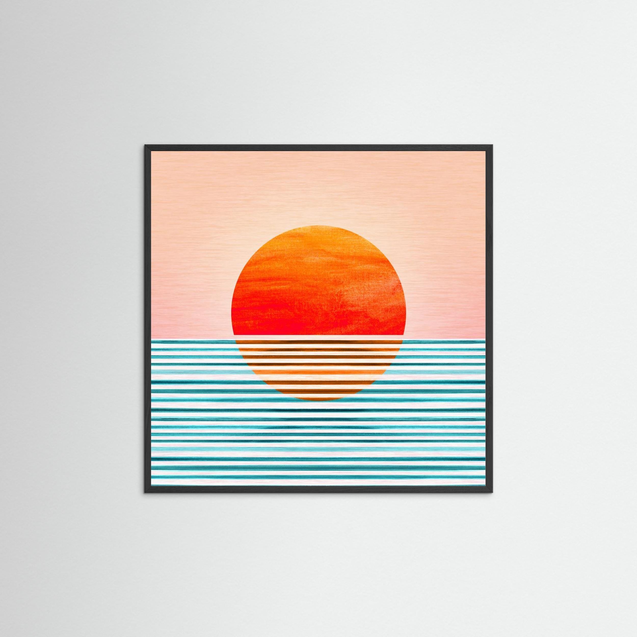 Minimalist Sunset III by Kristian Gallagher