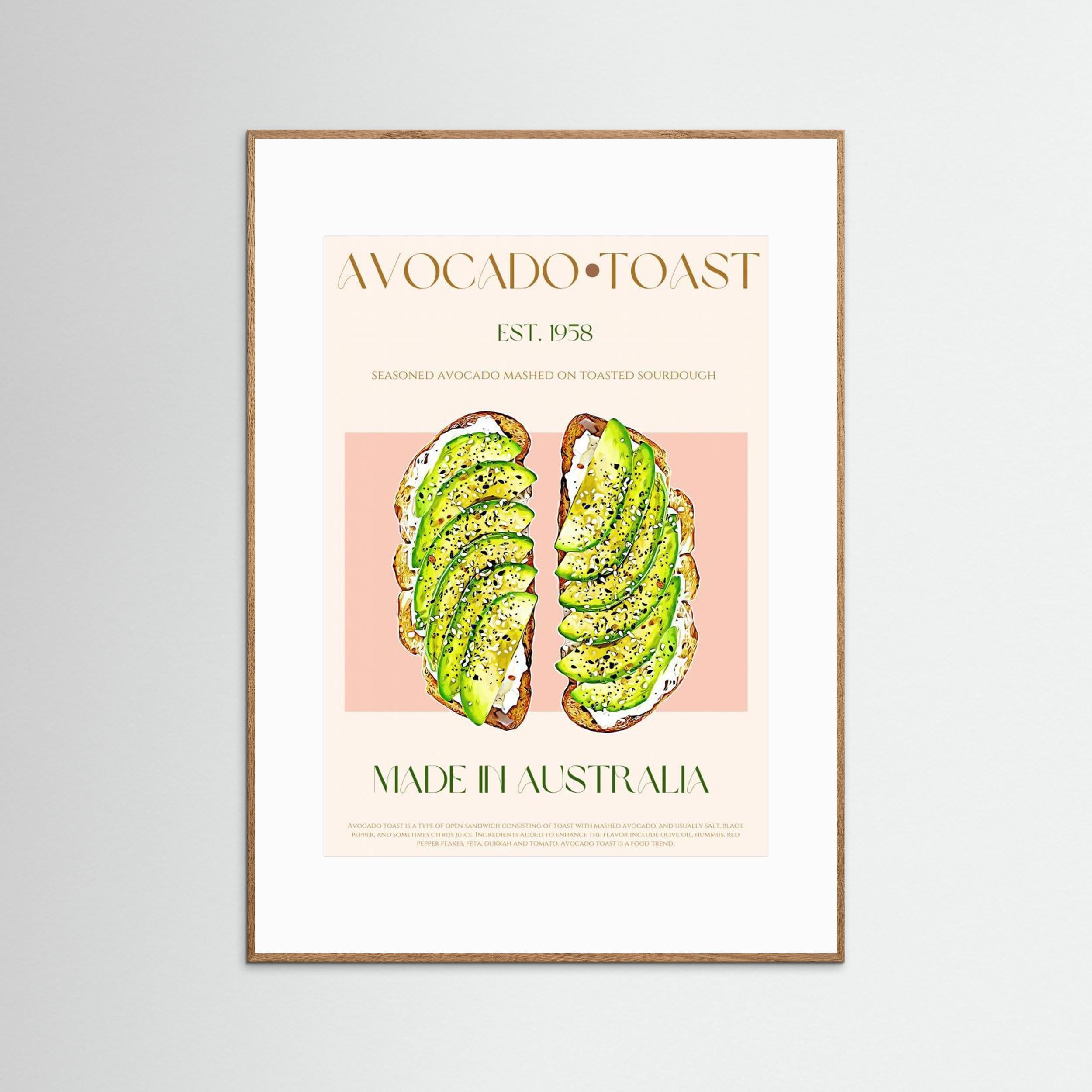 23ratioavocadotoastprint by Nazma Khokhar