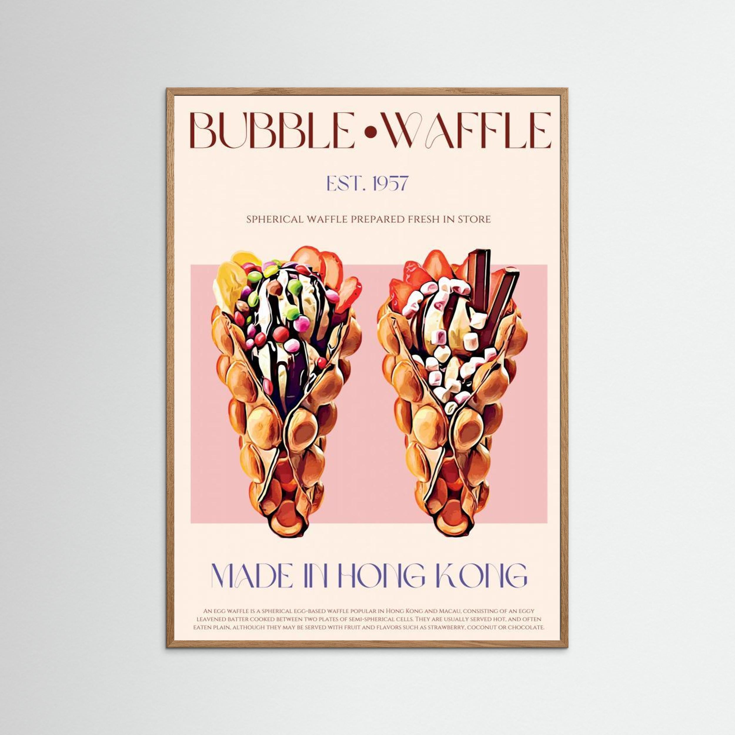 23ratiobubblewaffleprint by Nazma Khokhar