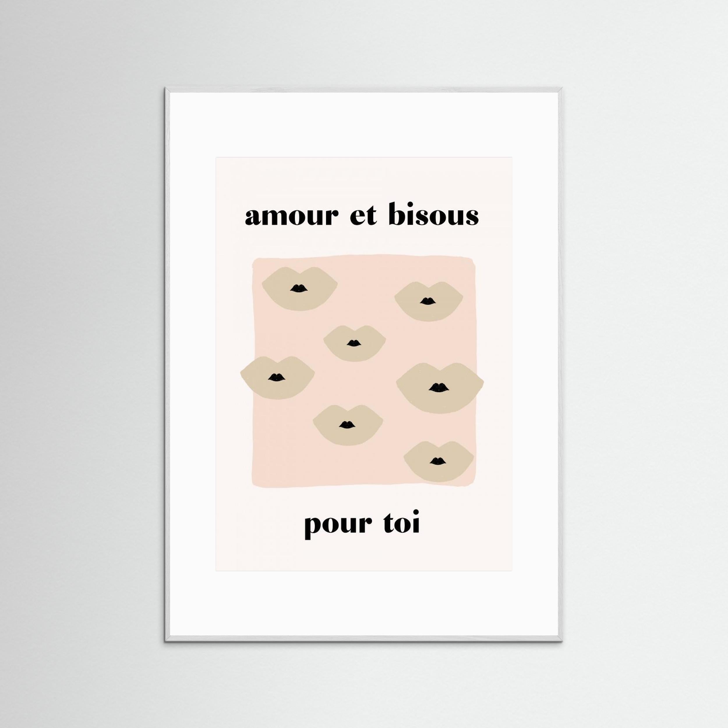 French Kiss Poster by Aislinn Simmonds