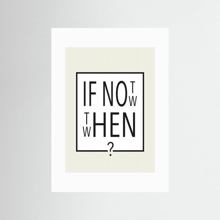 If not now - then when? by Andreas Magnusson