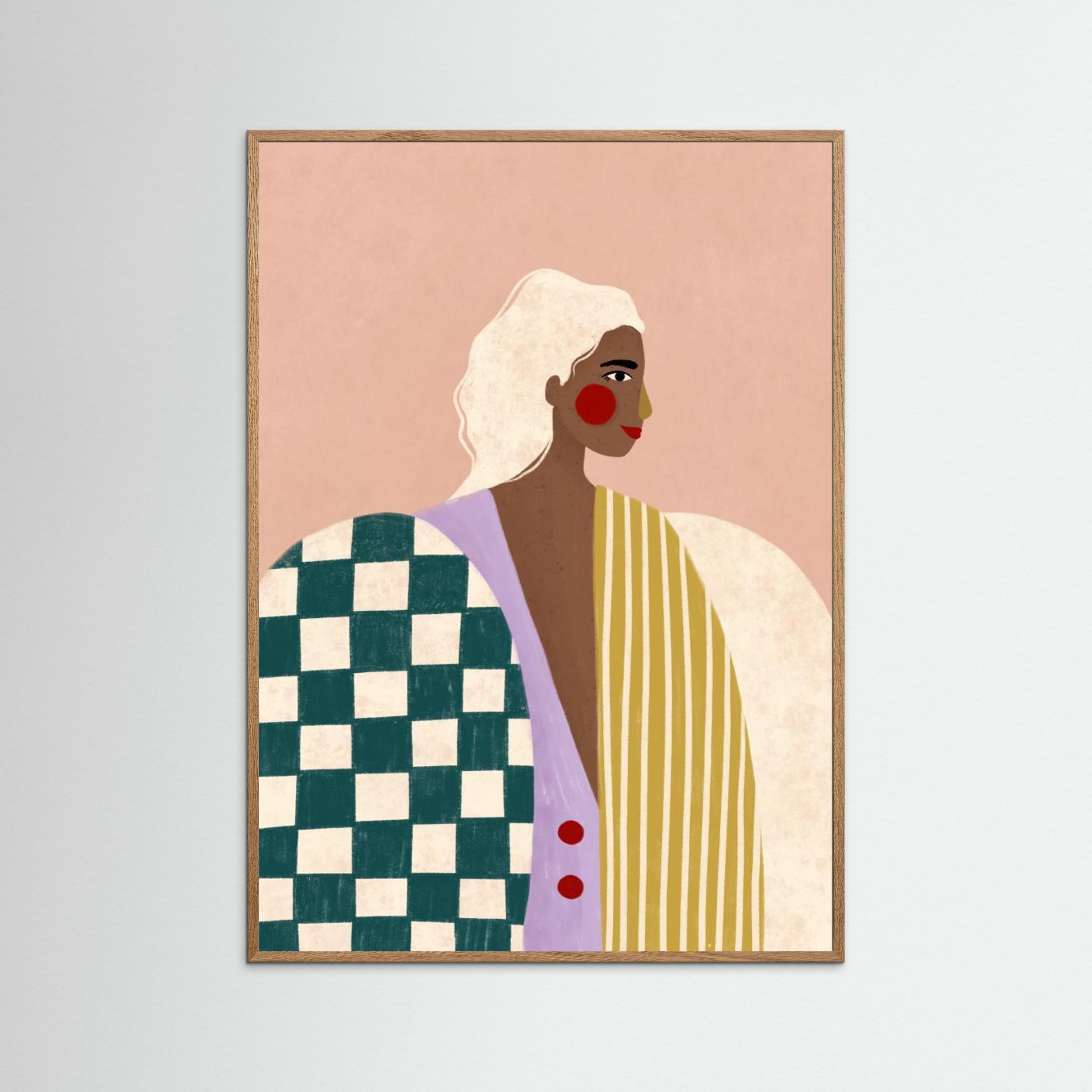 Funky Blouse by Bea Müller - Fine Art Paper Print - dreamtprint.art - 14 x 21 cm / 5 x 8″ (A5)