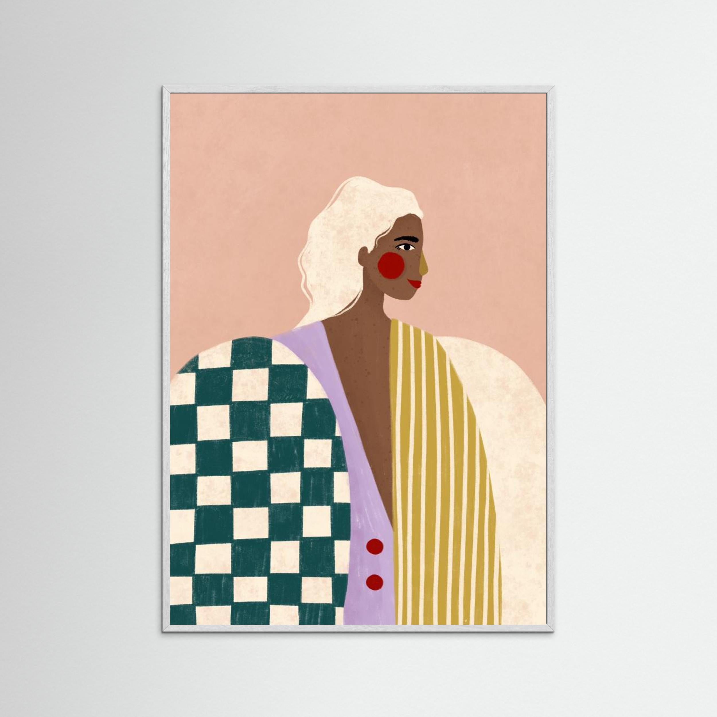 Funky Blouse by Bea Müller - Fine Art Paper Print - dreamtprint.art - 14 x 21 cm / 5 x 8″ (A5)