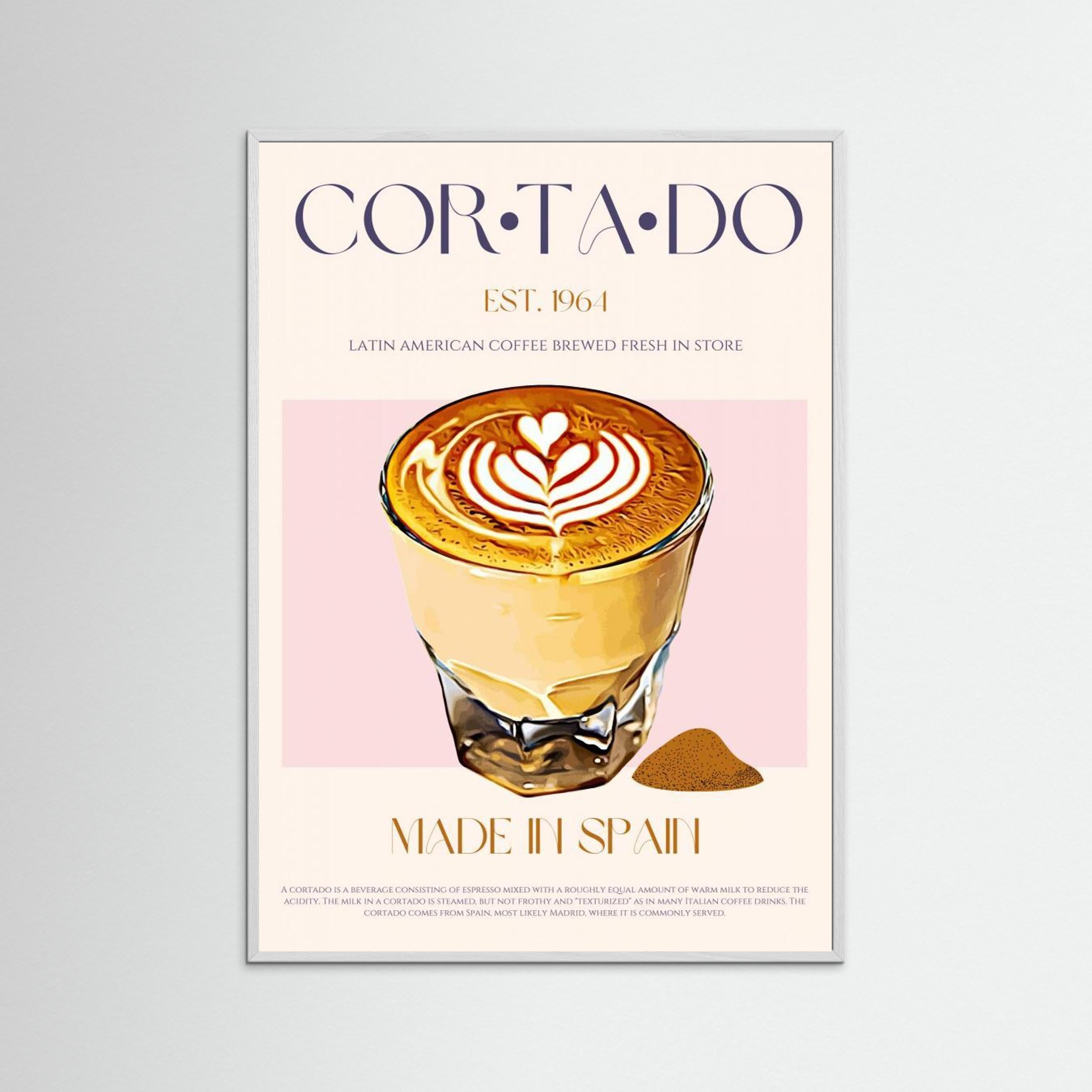 Cortado Coffee by Nazma Khokhar