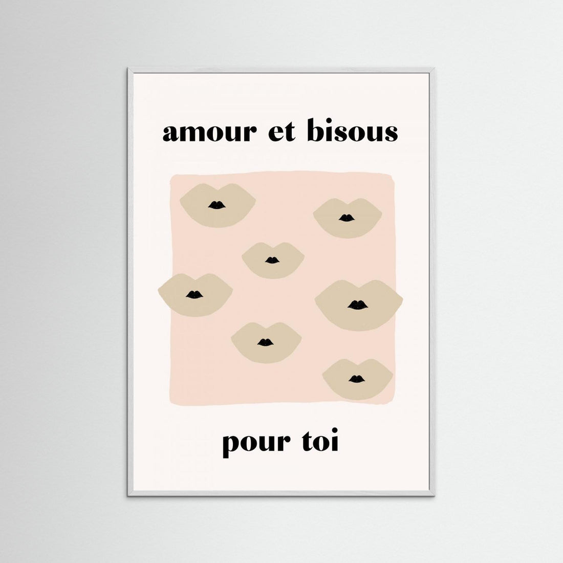 French Kiss Poster by Aislinn Simmonds