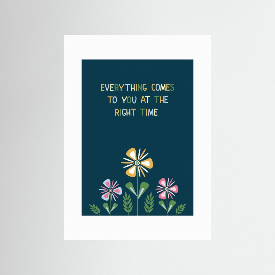 What a Wonderful World - Affirmation Poster 08 by Olena Kovalova