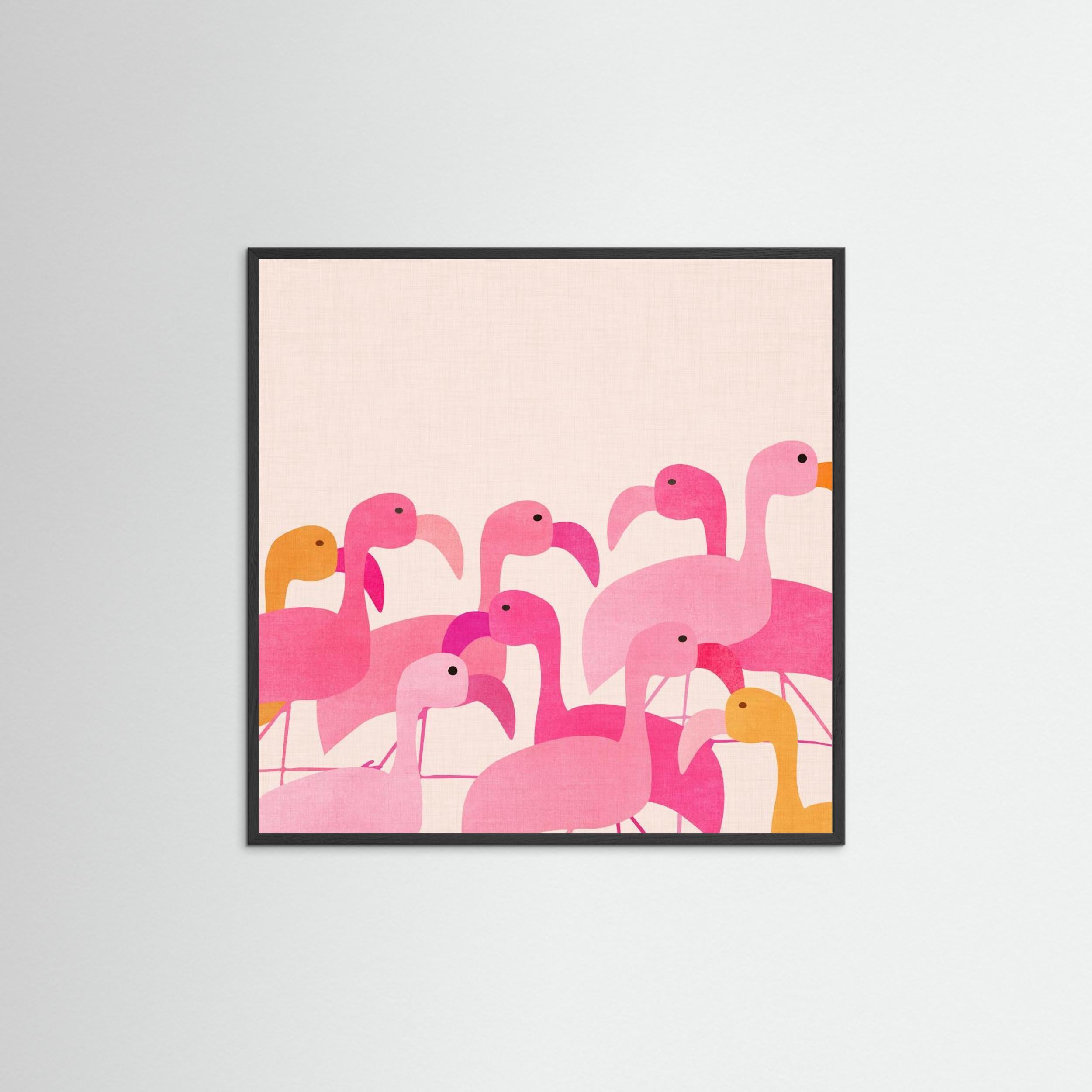 Flamingos by Kristian Gallagher