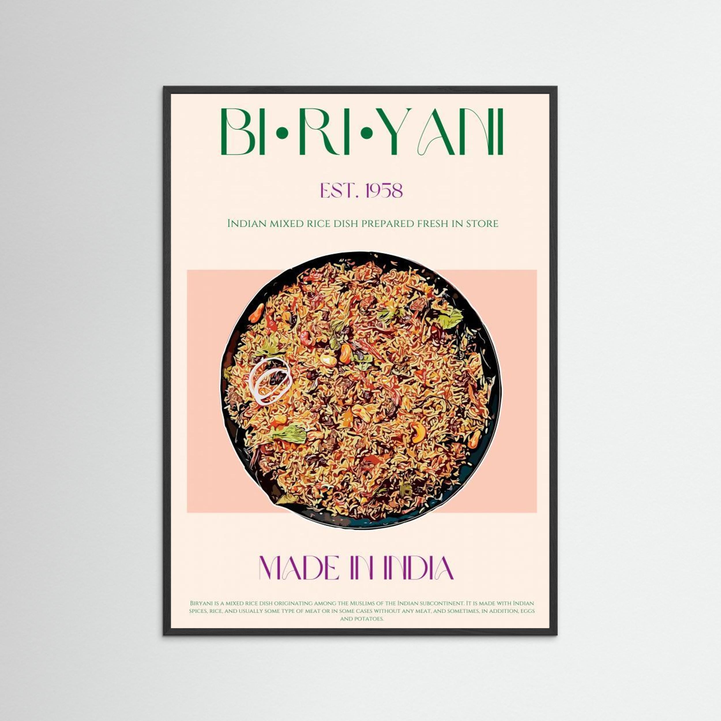 23ratiobiriyaniprint by Nazma Khokhar