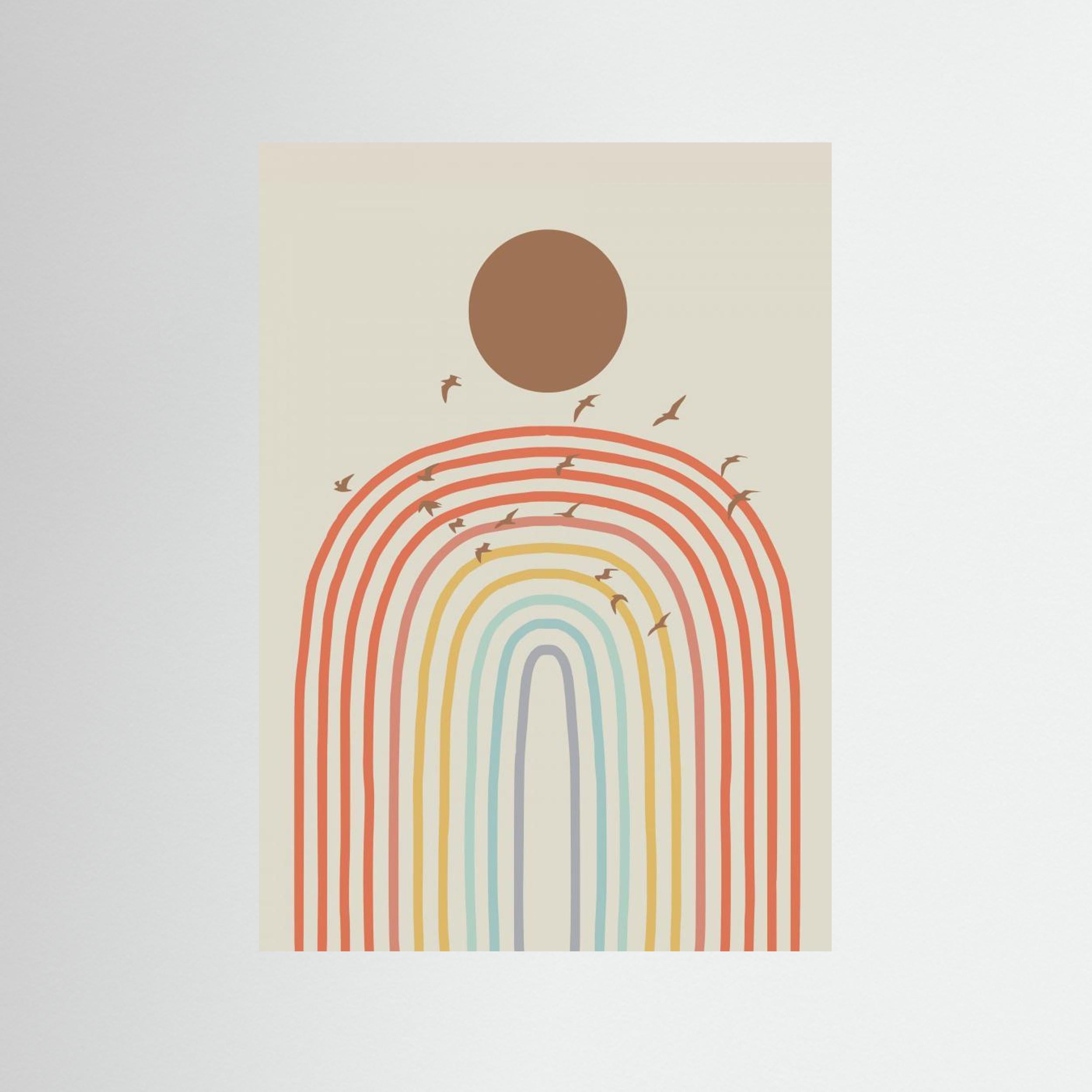 Rainbow Arch and Birds by Little Dean