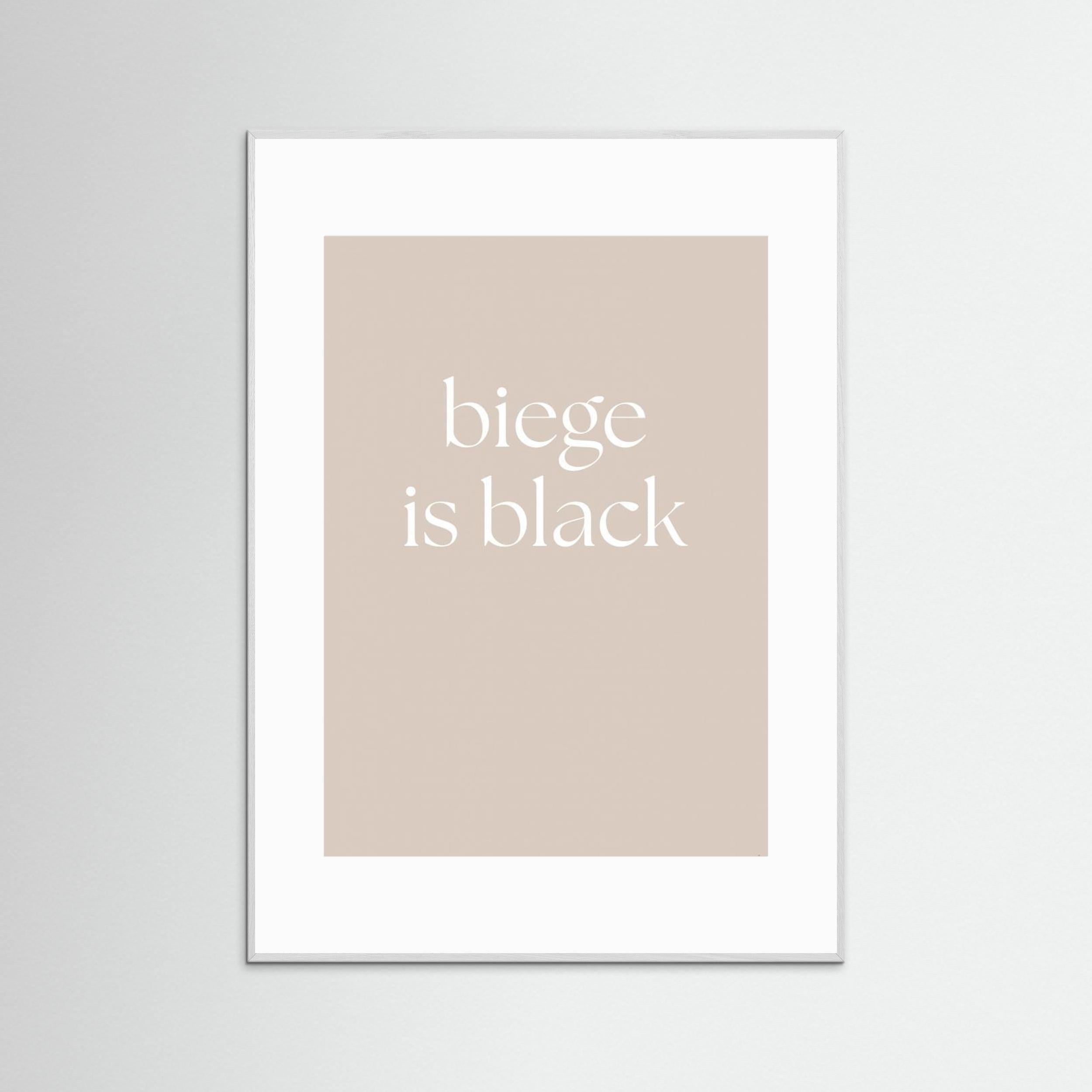 Biege Is Black by Anne Marie Volfova