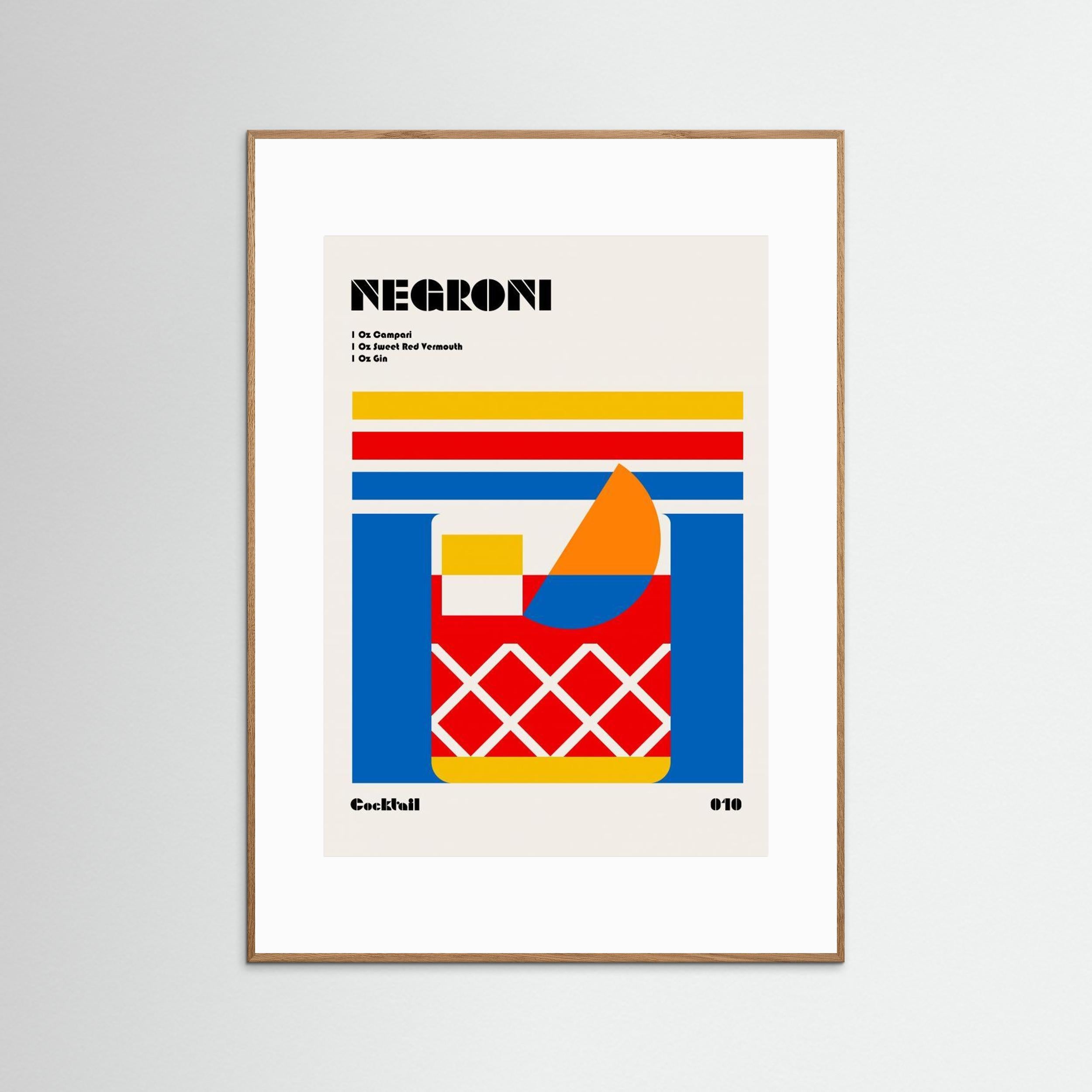 Negroni Bauhaus Cocktail by Retrodrome