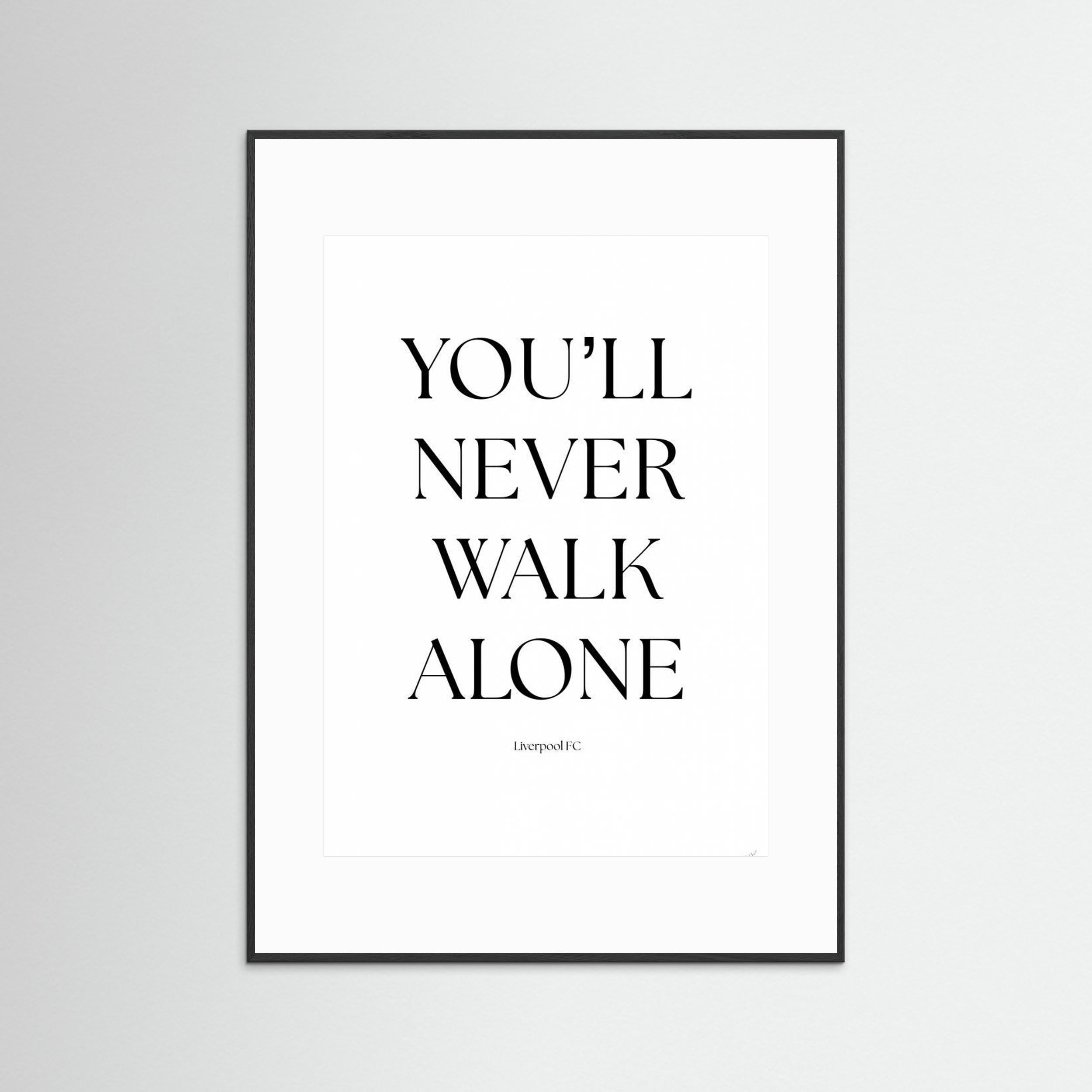 You will never walk alone by Anne Marie Volfova