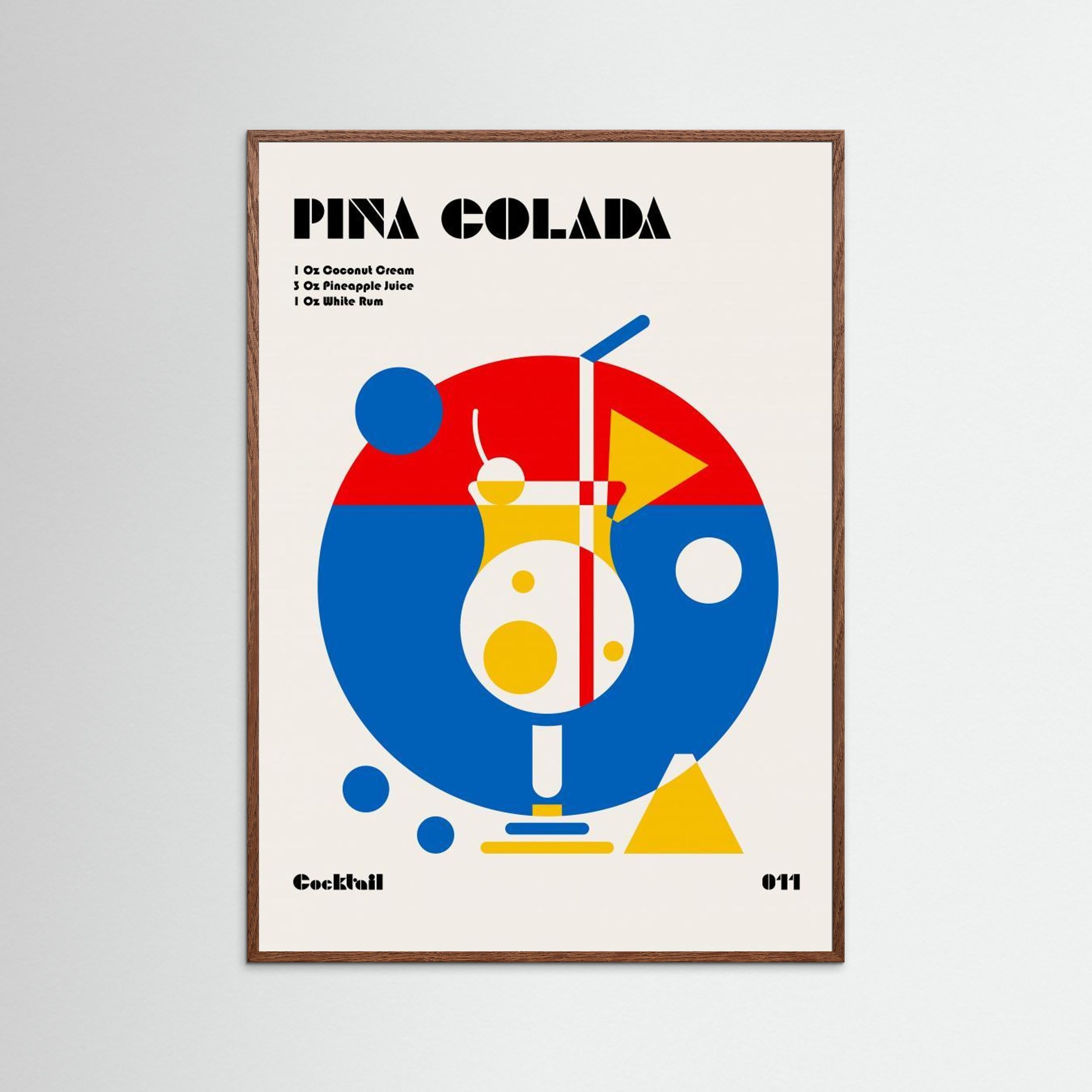 Pina Colada Bauhaus Cocktail by Retrodrome