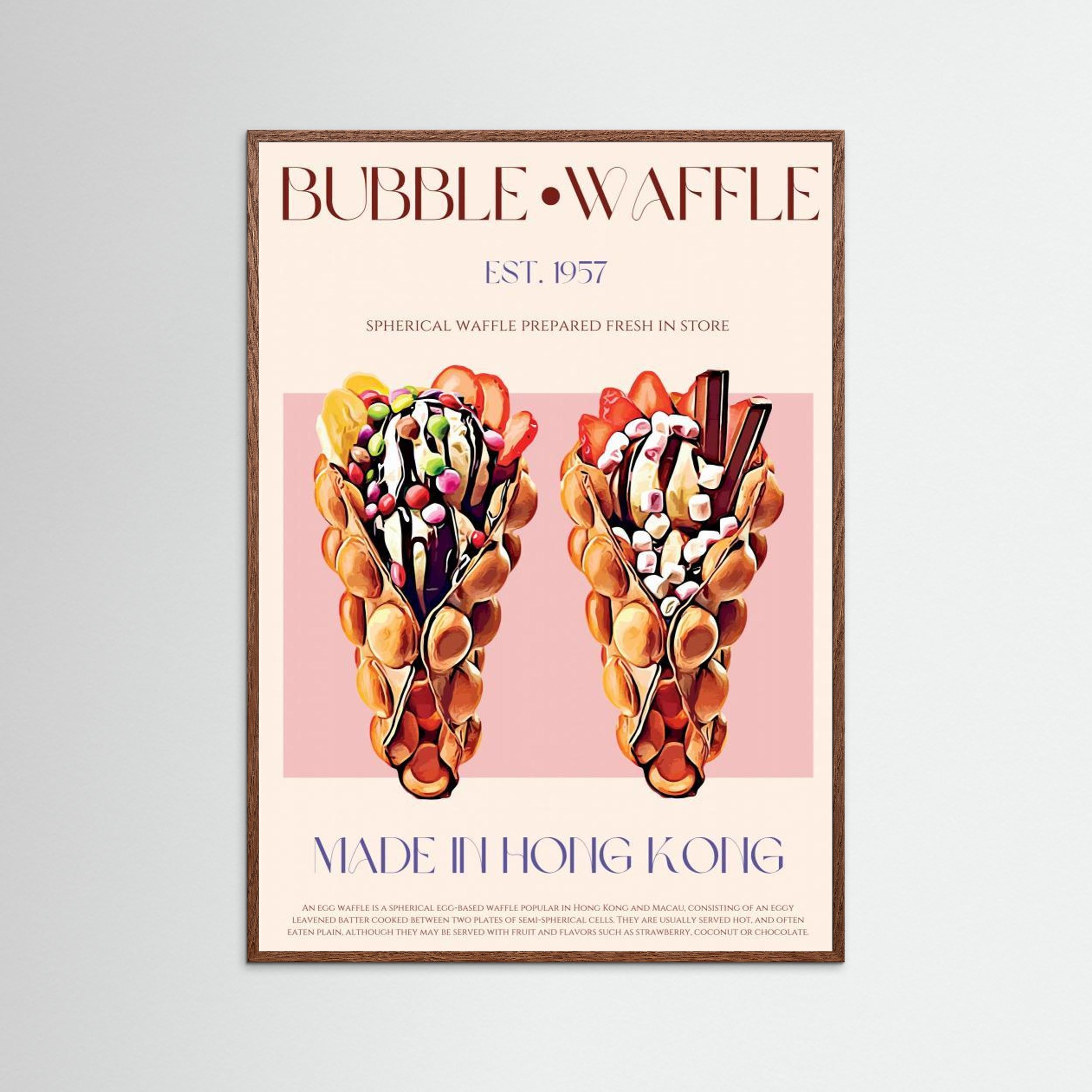 23ratiobubblewaffleprint by Nazma Khokhar