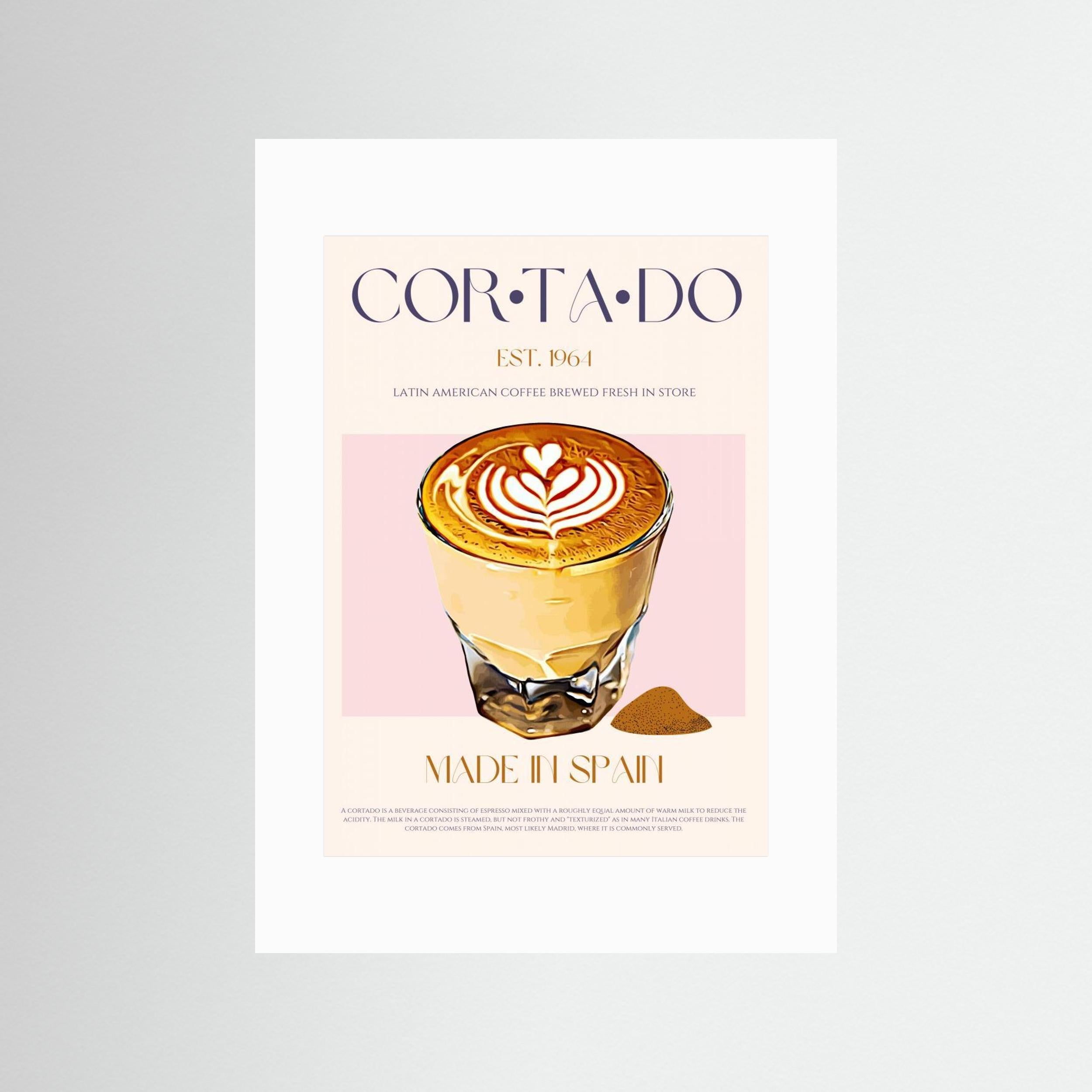 Cortado Coffee by Nazma Khokhar