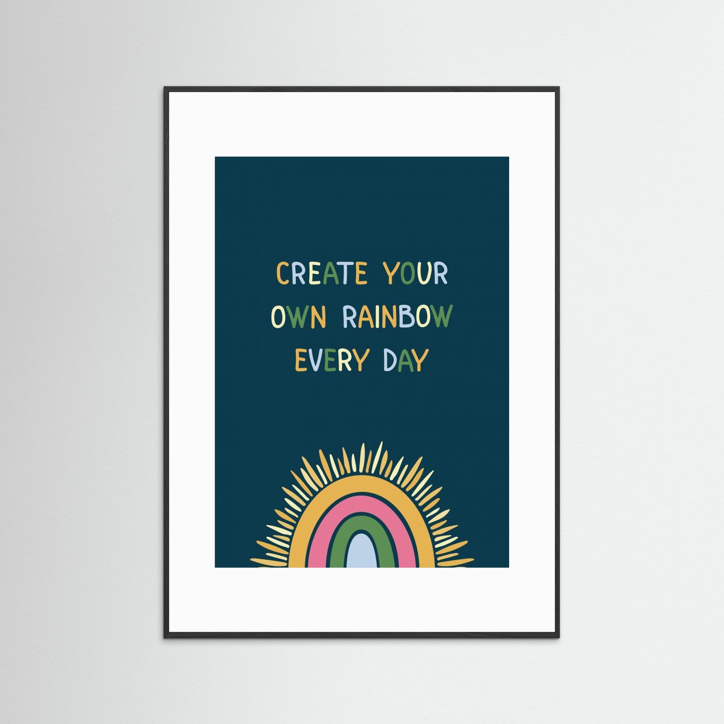 What a Wonderful World - Affirmation Poster 01 by Olena Kovalova